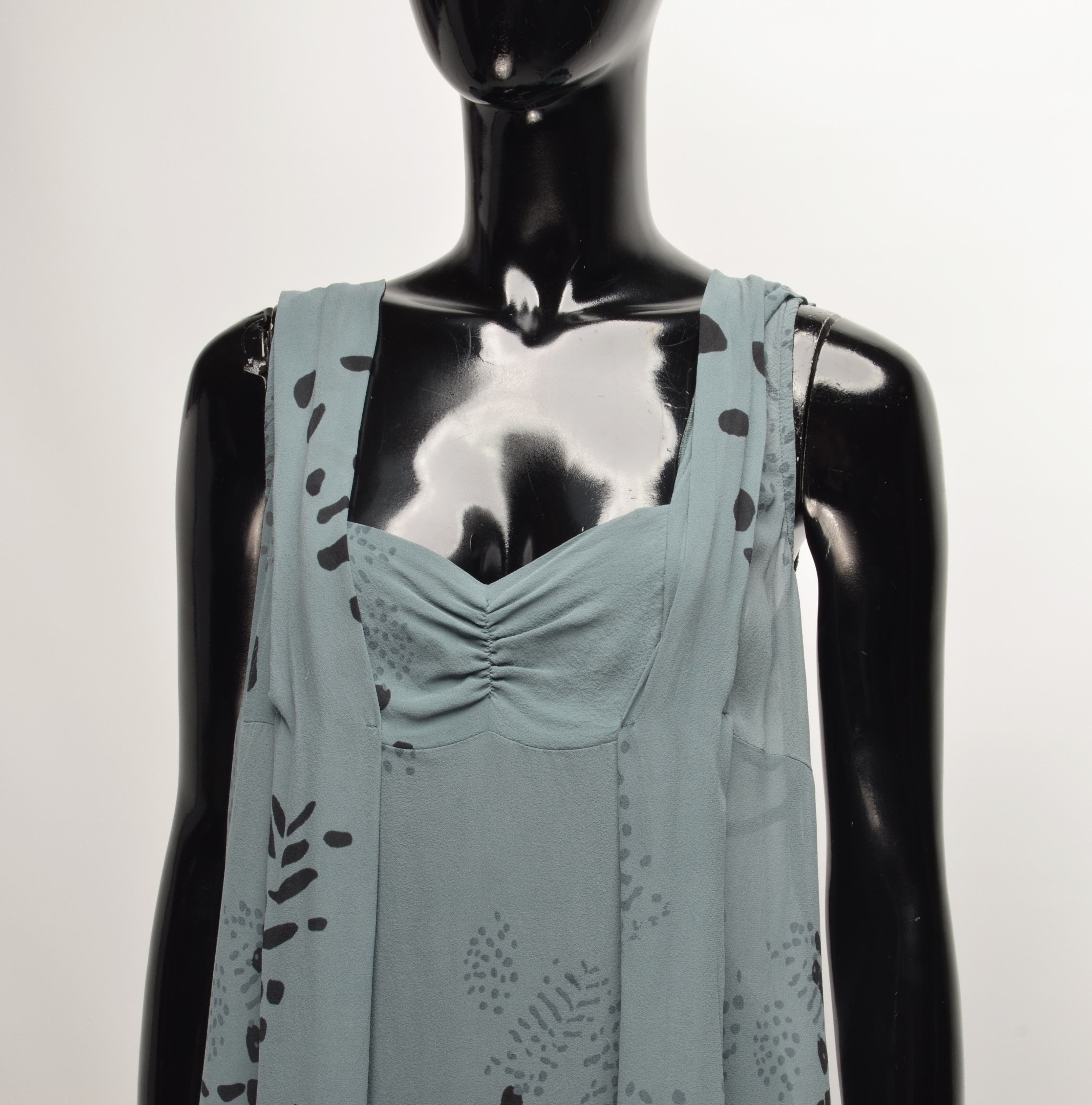 Transit Transit Par Such Silk Printed Flared Dress Size XS / US 0-2 / IT 36-38 - 2 Thumbnail