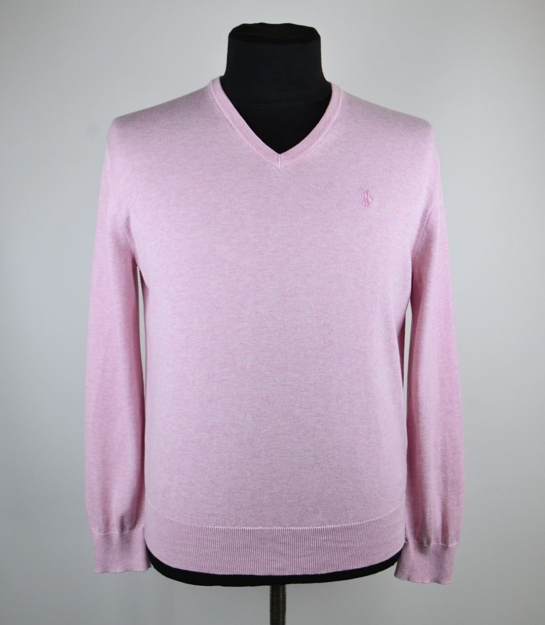 Polo Ralph Lauren Polo Ralph Lauren Sweater V-Neck Pullover Pink Size M Size US M / EU 48-50 / 2 - 1 Thumbnail