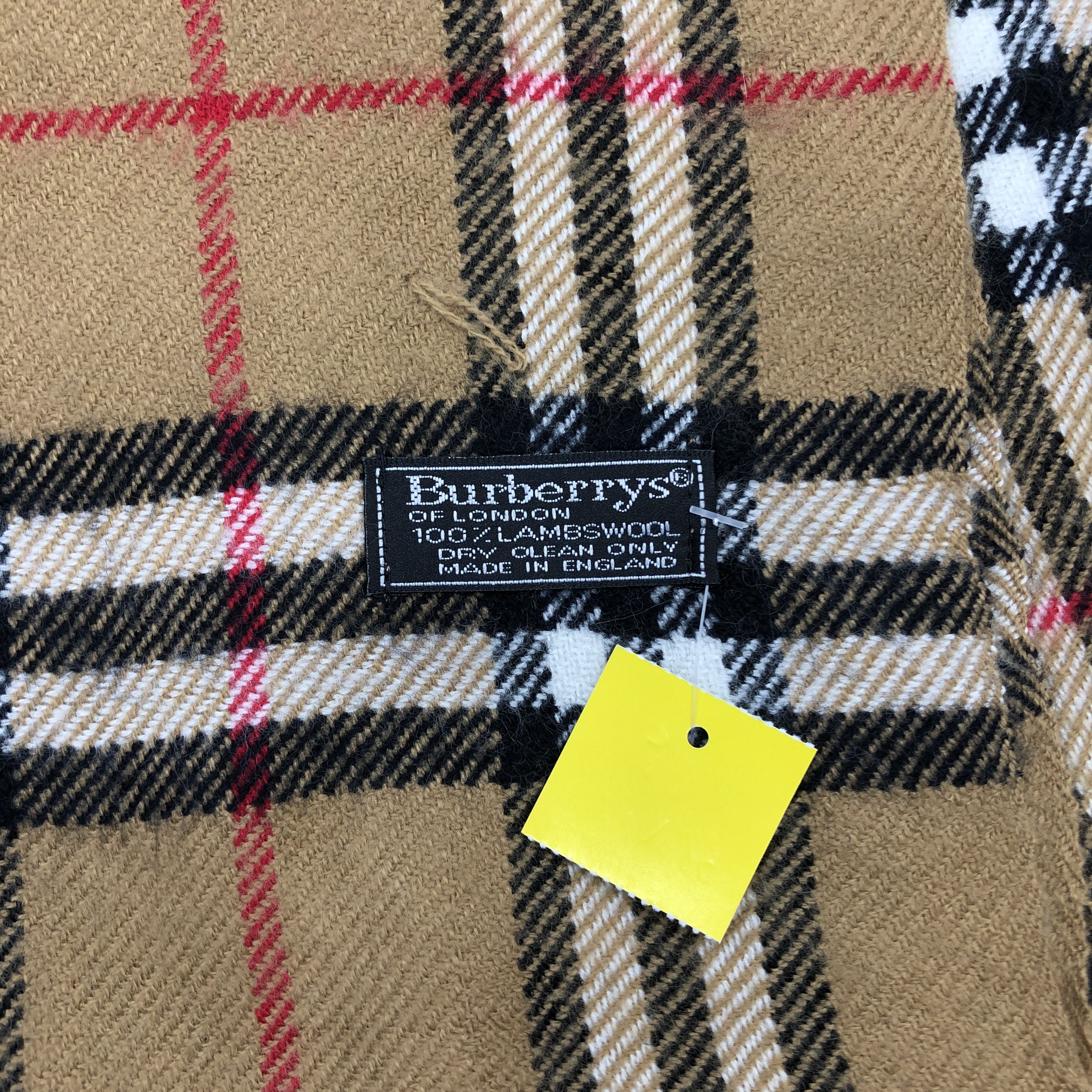 Burberry Vintage Burberry Scarf Muffler Wool Cashmere Scarves Size ONE SIZE - 5 Thumbnail