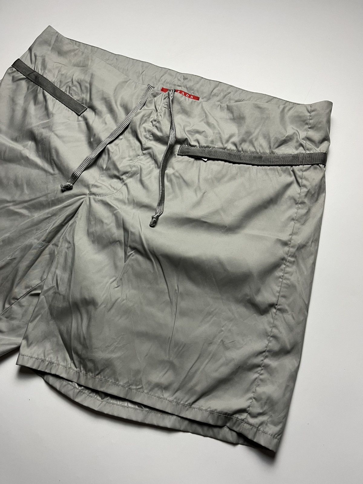 Prada Prada - Red Tab SS07 Silver Nylon Size US 36 / EU 52 - 6 Thumbnail