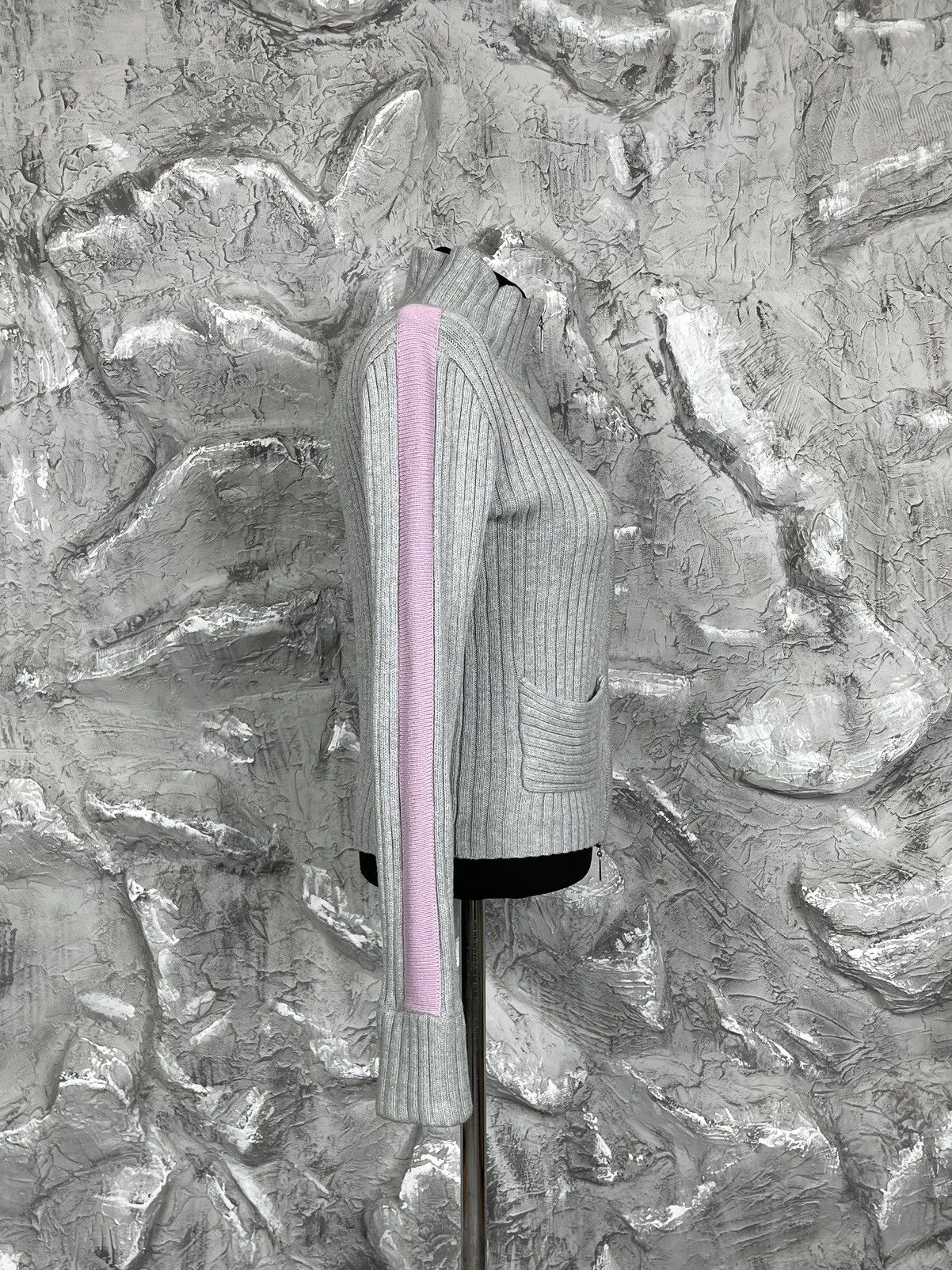 20471120 × Le Grande Bleu (L.G.B.) × Seditionaries Y2K Vintage Zip Stripes Sweater LGB Japanese Style Size US S / EU 44-46 / 1 - 4 Thumbnail