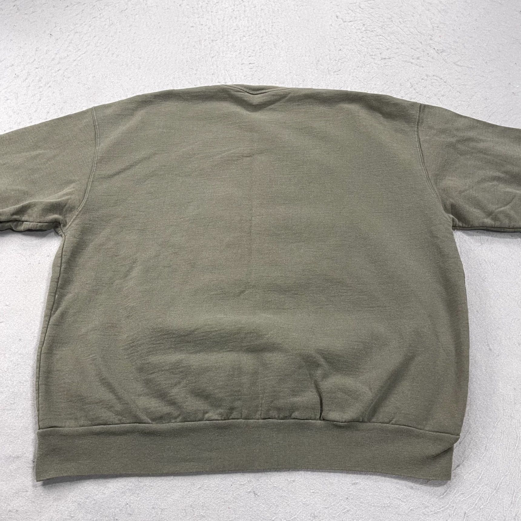 Olive VINTAGE Ravens Sweatshirt Mens L Olive Green Canada Moose Crewneck 90s Hiking Graphic Print Winter Fall Spring Crew Neck Pullover Longevity Size US L / EU 52-54 / 3 - 5 Thumbnail
