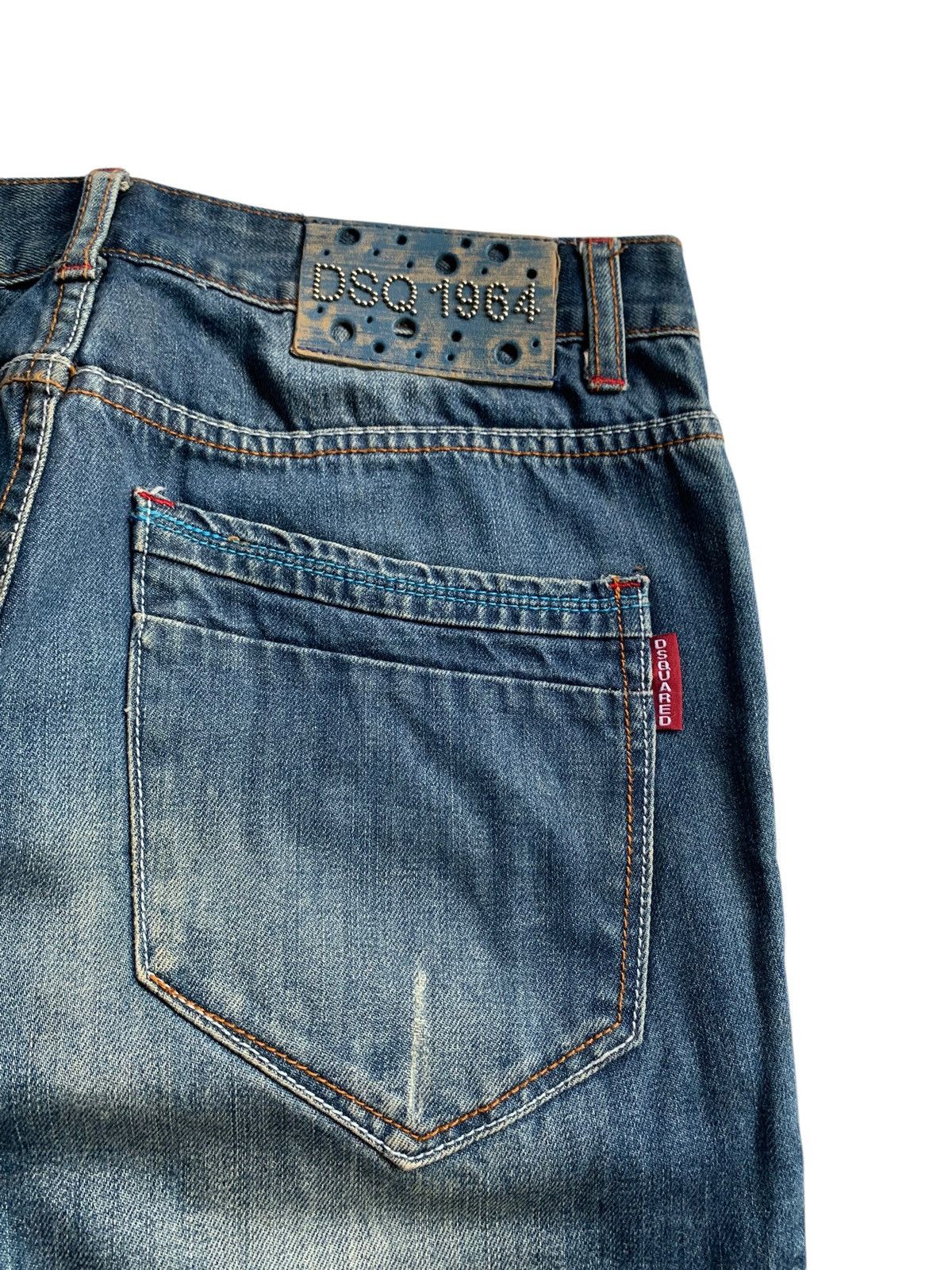 Dsquared2 DSQUARED2 DENIM PATCHWORDS CUSTOM RARE MADE IN ITALY Size US 32 / EU 48 - 12 Thumbnail