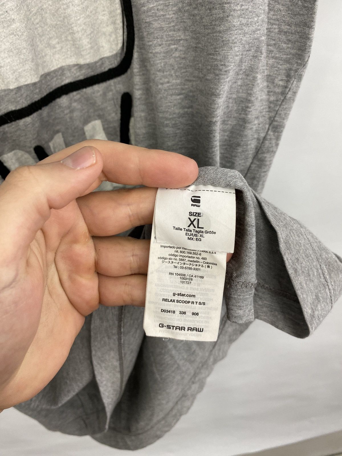 G-Star 🇺🇸 G Star Raw Big Logo T-Shirt Y2K cw21 Hype Rare Retro Size US XL / EU 56 / 4 - 7 Thumbnail