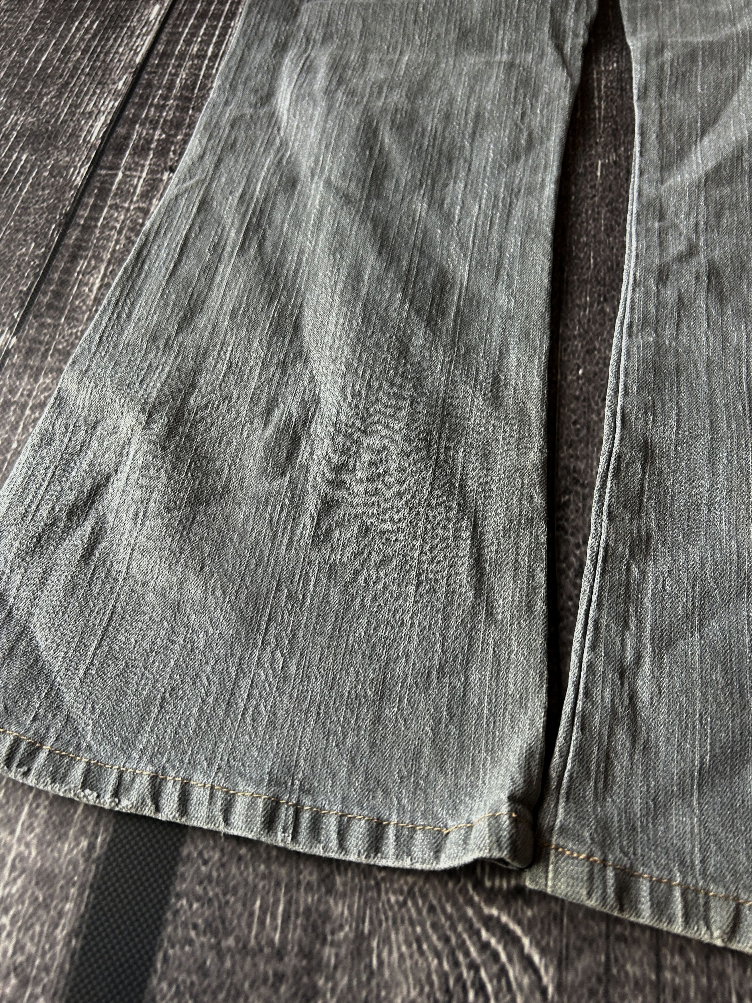 Other Bootcut Gray Wide Leg Denim Jeans Vintage Washed Y2K Style Size US 30 / EU 46 - 11 Thumbnail