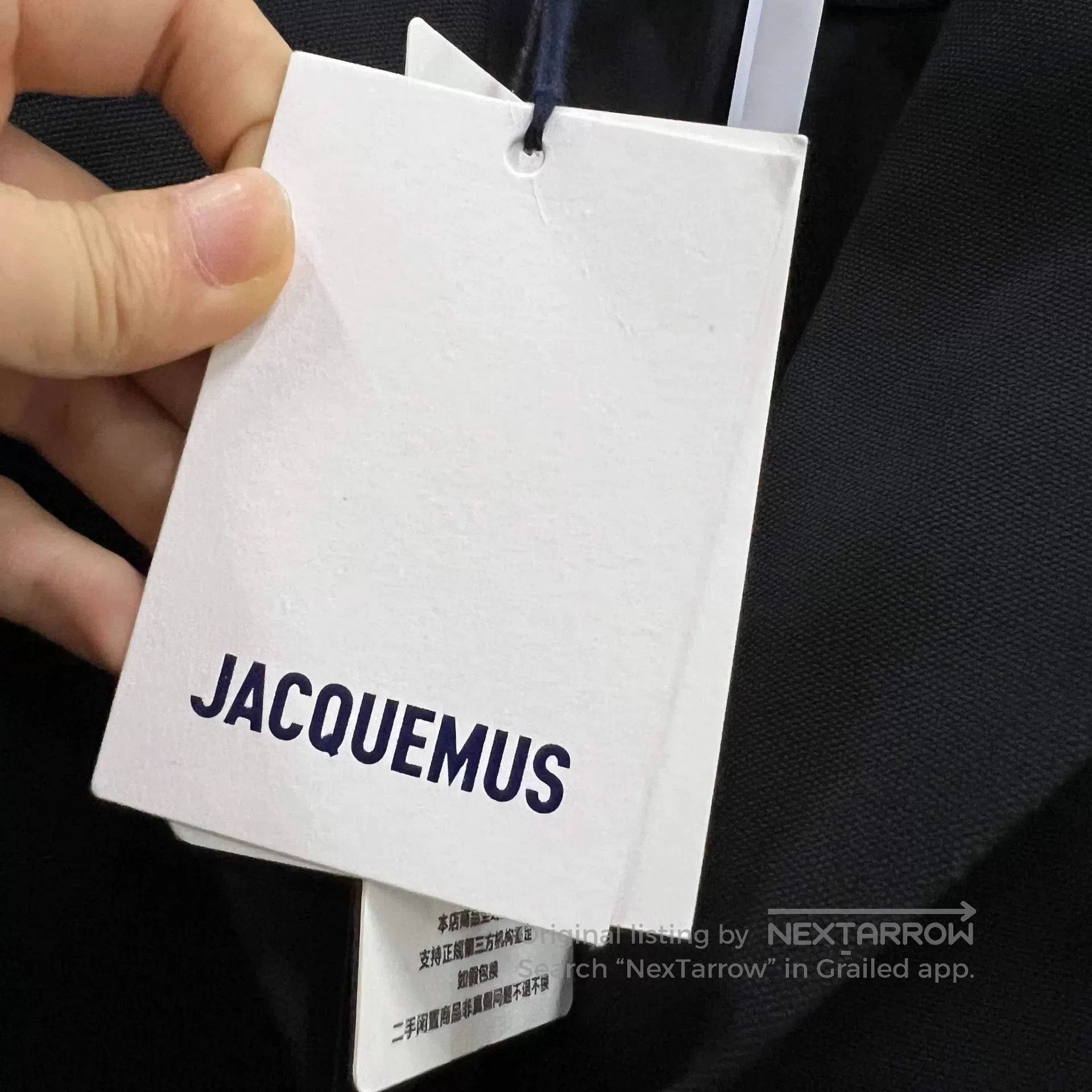 Jacquemus jacquemus black fitted blazer with cutouts. Size XS / US 0-2 / IT 36-38 - 3 Thumbnail