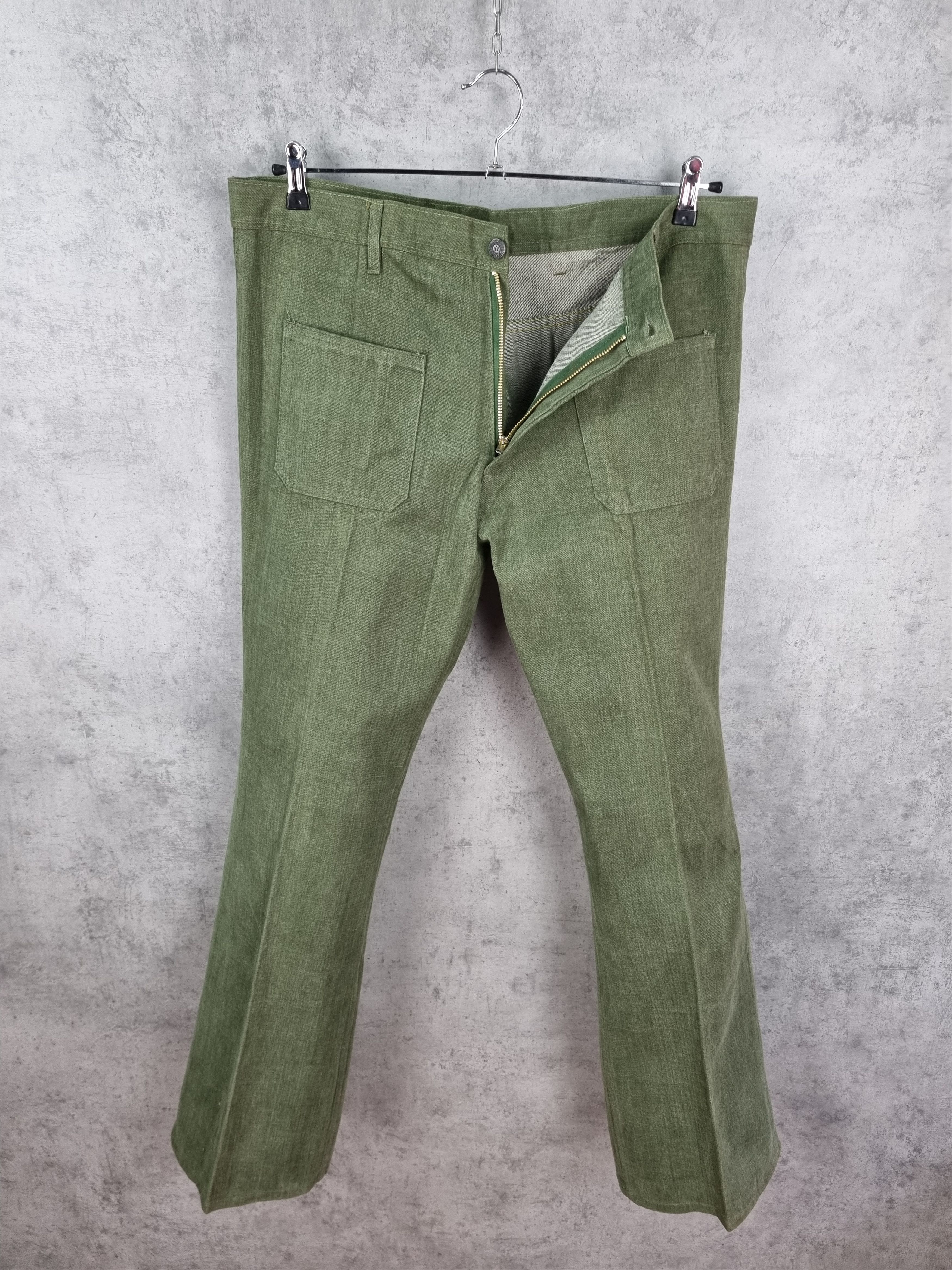 Cowboy Equipment × Vintage Unique Rare Flared Caravela Soft Cotton like Corduroy Size US 38 / EU 54 - 1 Thumbnail