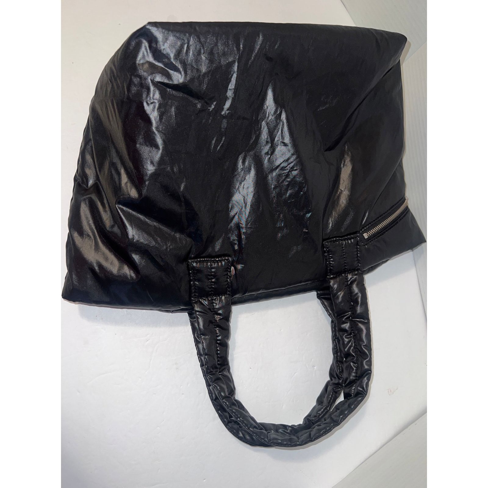 Gap Gap Quilted Puffer Black Shoulder Bag - Women Size ONE SIZE - 12 Thumbnail