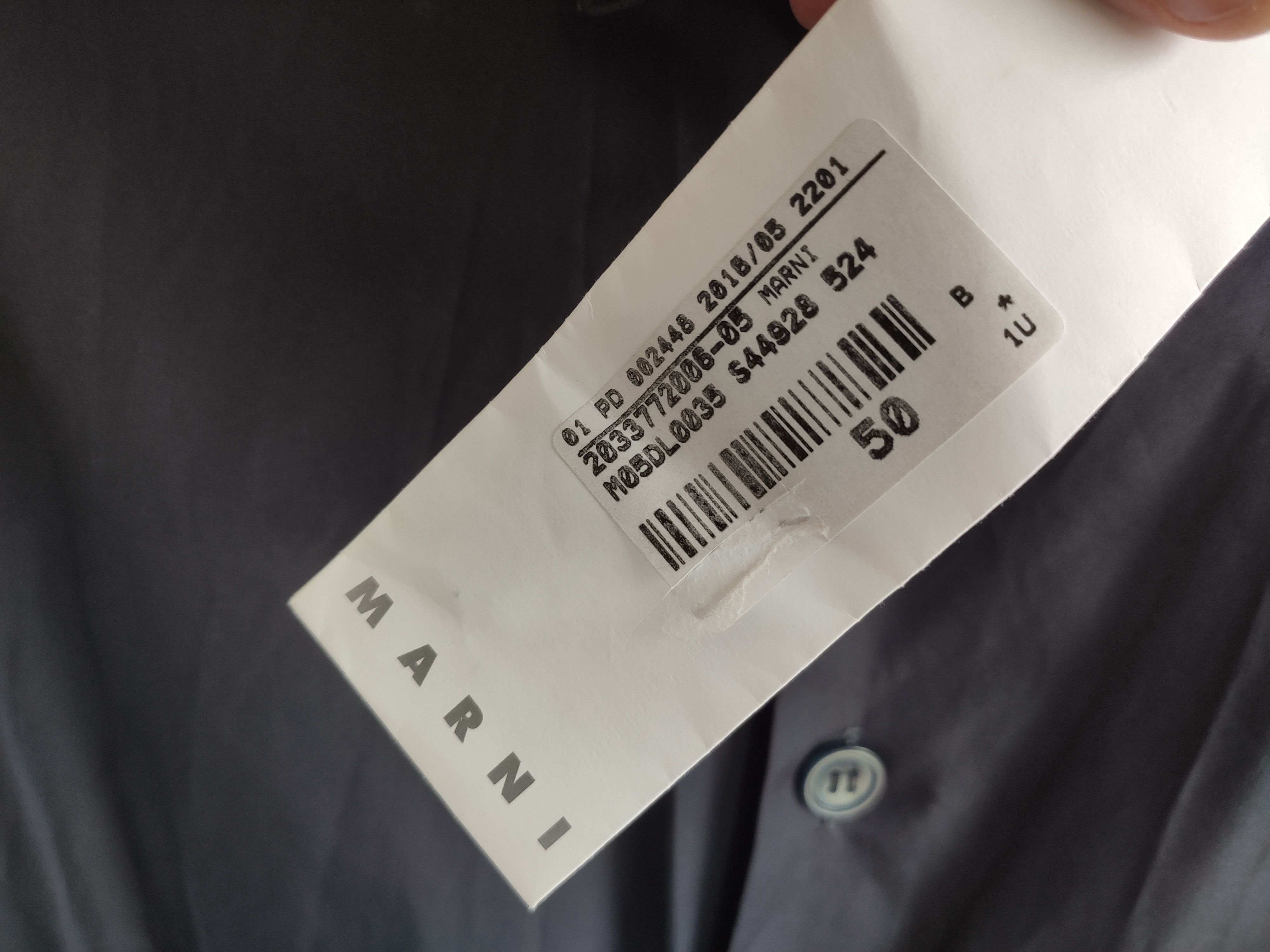 Marni MARNI Panel Shirt Size 50 BNWT Size US M / EU 48-50 / 2 - 3 Thumbnail