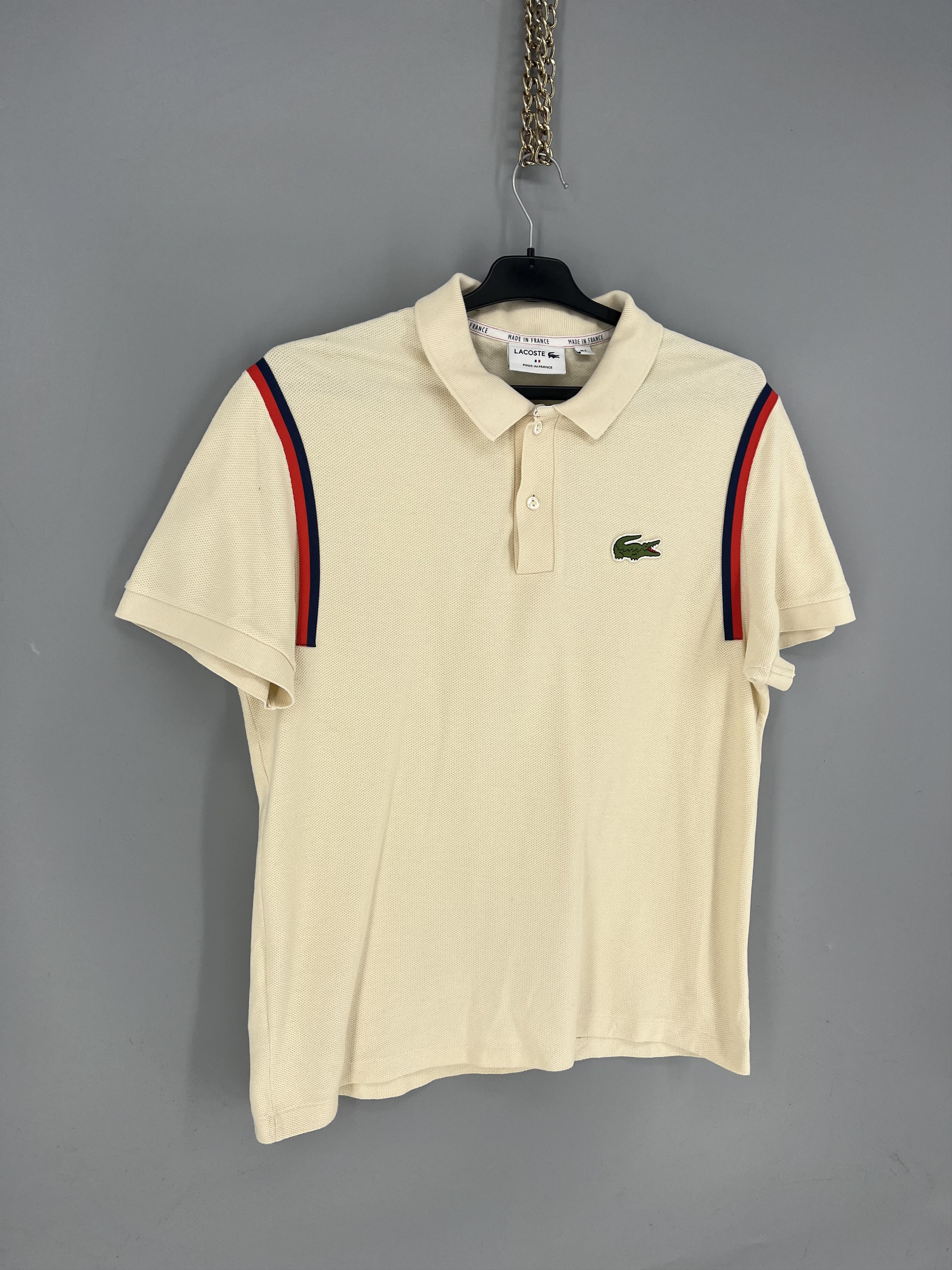 Lacoste LACOSTE Men's Polo Shirt Organic Cotton Big Croc Size US L / EU 52-54 / 3 - 2 Thumbnail