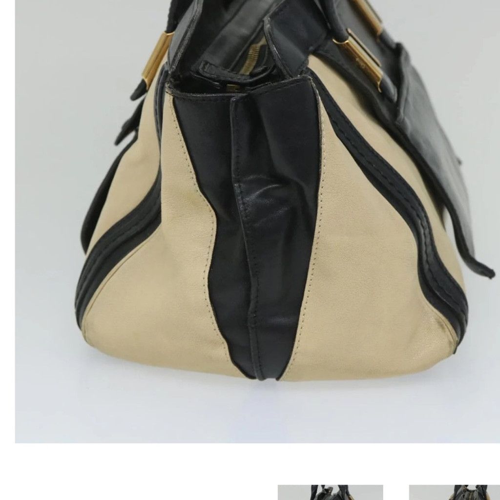 Chloe Chloe Black and Cream Shoulder bag Size ONE SIZE - 2 Thumbnail