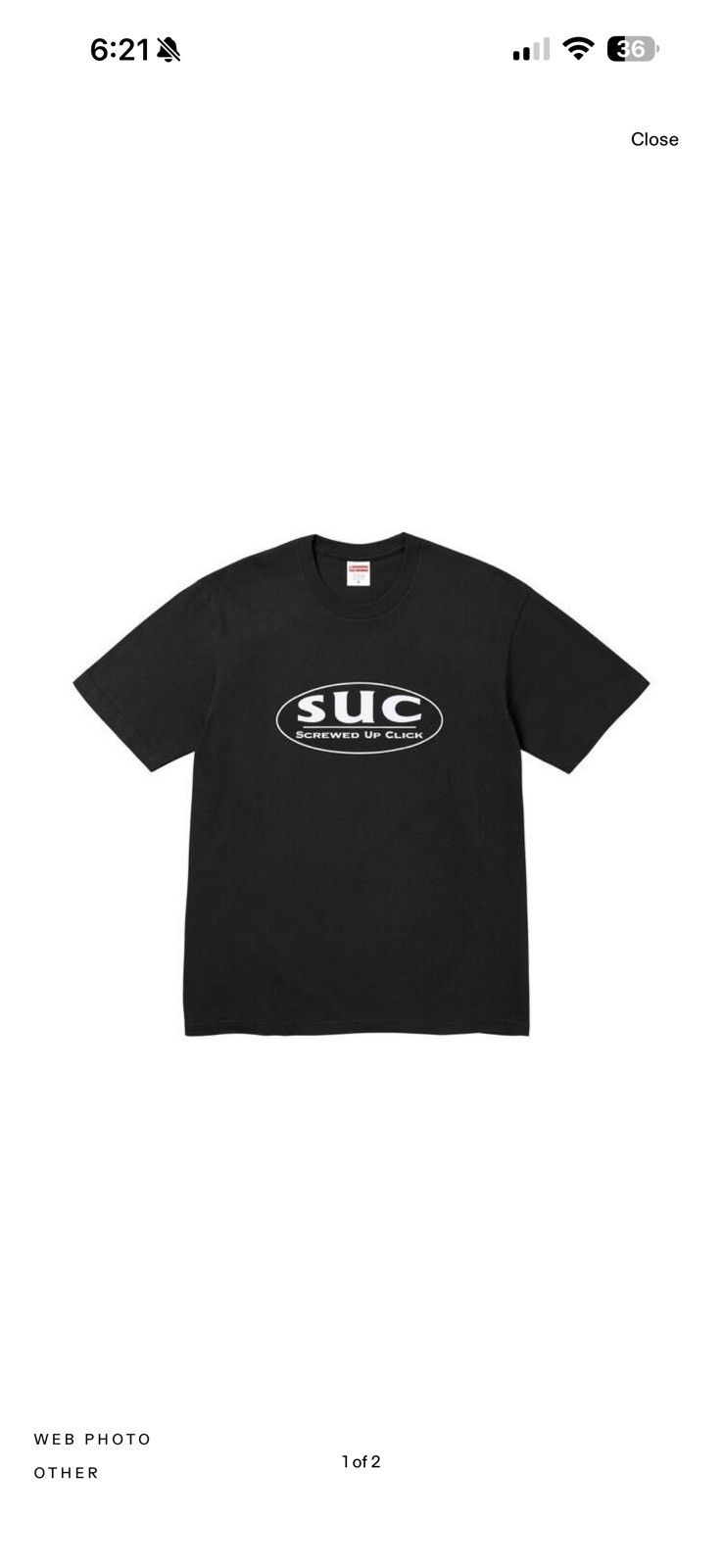 Supreme Supreme SUC 3 N The Morning Tee Size US L / EU 52-54 / 3 - 2 Thumbnail