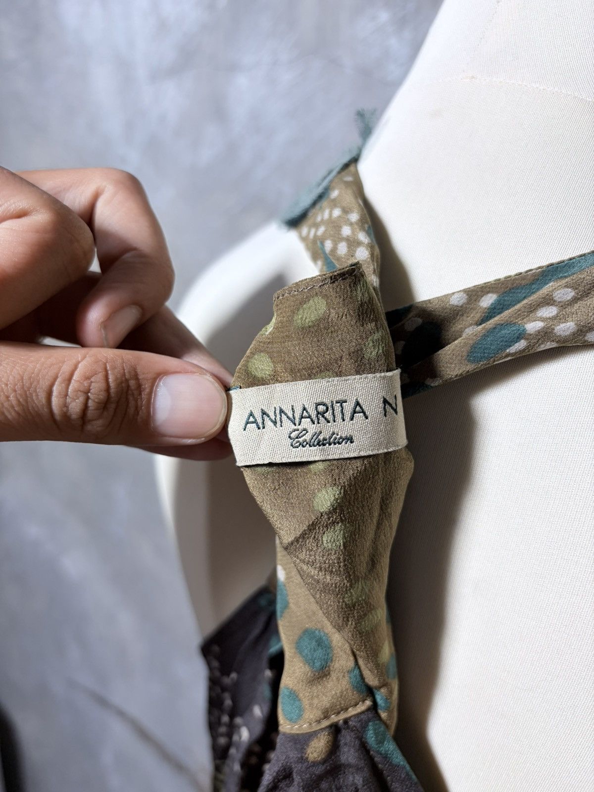 Japanese Brand Annarita N Women Midi Dress Size M / US 6-8 / IT 42-44 - 9 Thumbnail