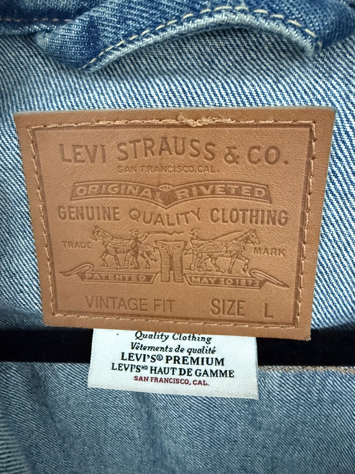 Levi's Vintage Clothing Levis Big E Vintage Fit Denim Jacket Size US L / EU 52-54 / 3 - 4 Thumbnail