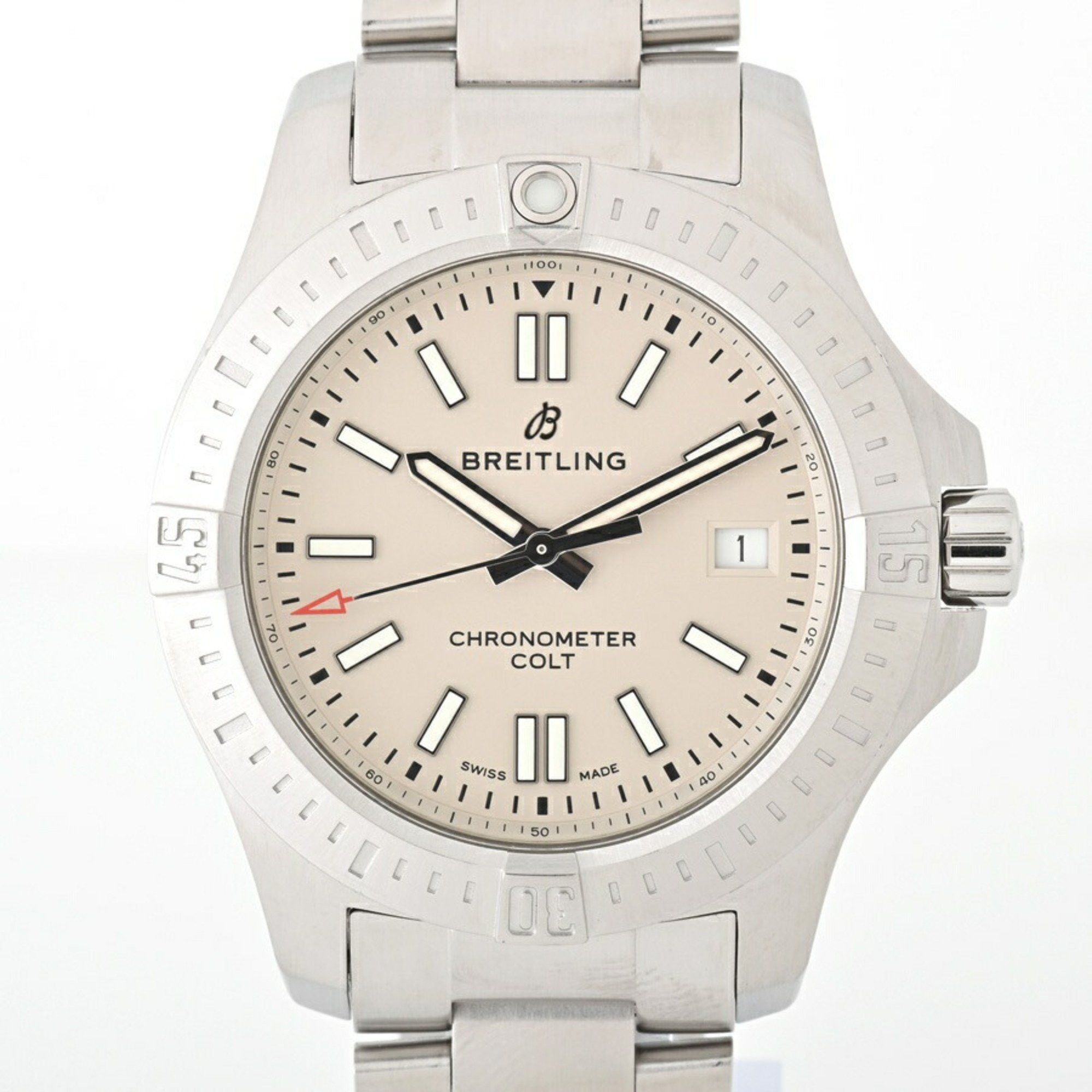 Breitling BREITLING Colt 41 A17313101G1A1 A17313 Ivory Automatic E-155970 Watch Size ONE SIZE - 1 Thumbnail