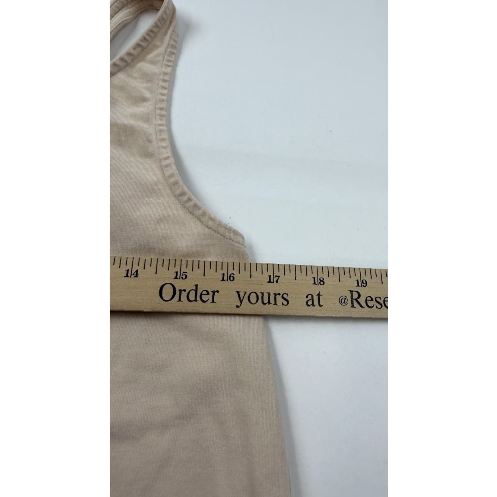 Vintage Storq Tank Top Womens Maternity Beige Camisole Henley Strap Sleeveless Jersey 1 Lightweight Stretch Button Casual Summer Clothing Womens Size XS / US 0-2 / IT 36-38 - 6 Thumbnail