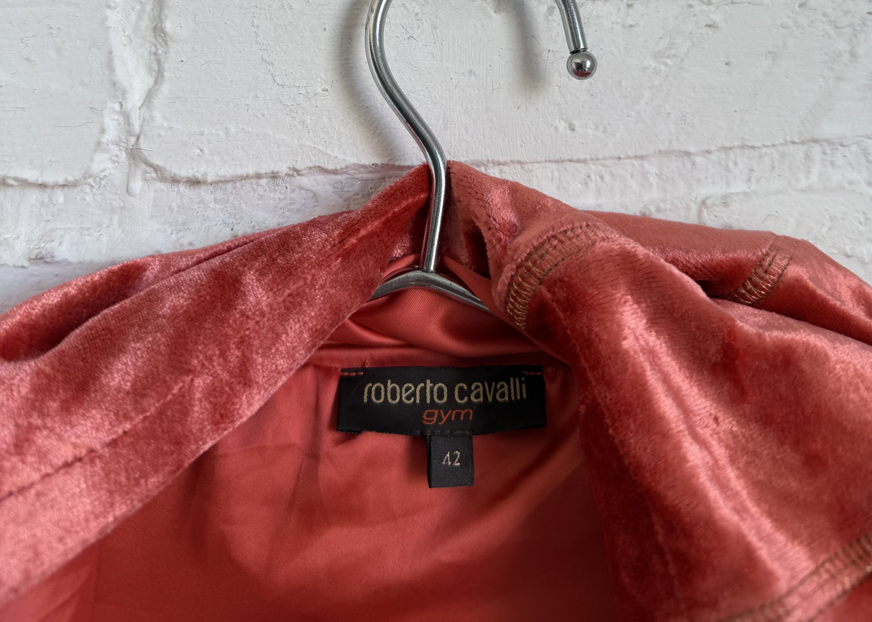 Roberto Cavalli Roberto cavalli gym velour zip hoodie y2k Size M / US 6-8 / IT 42-44 - 4 Thumbnail