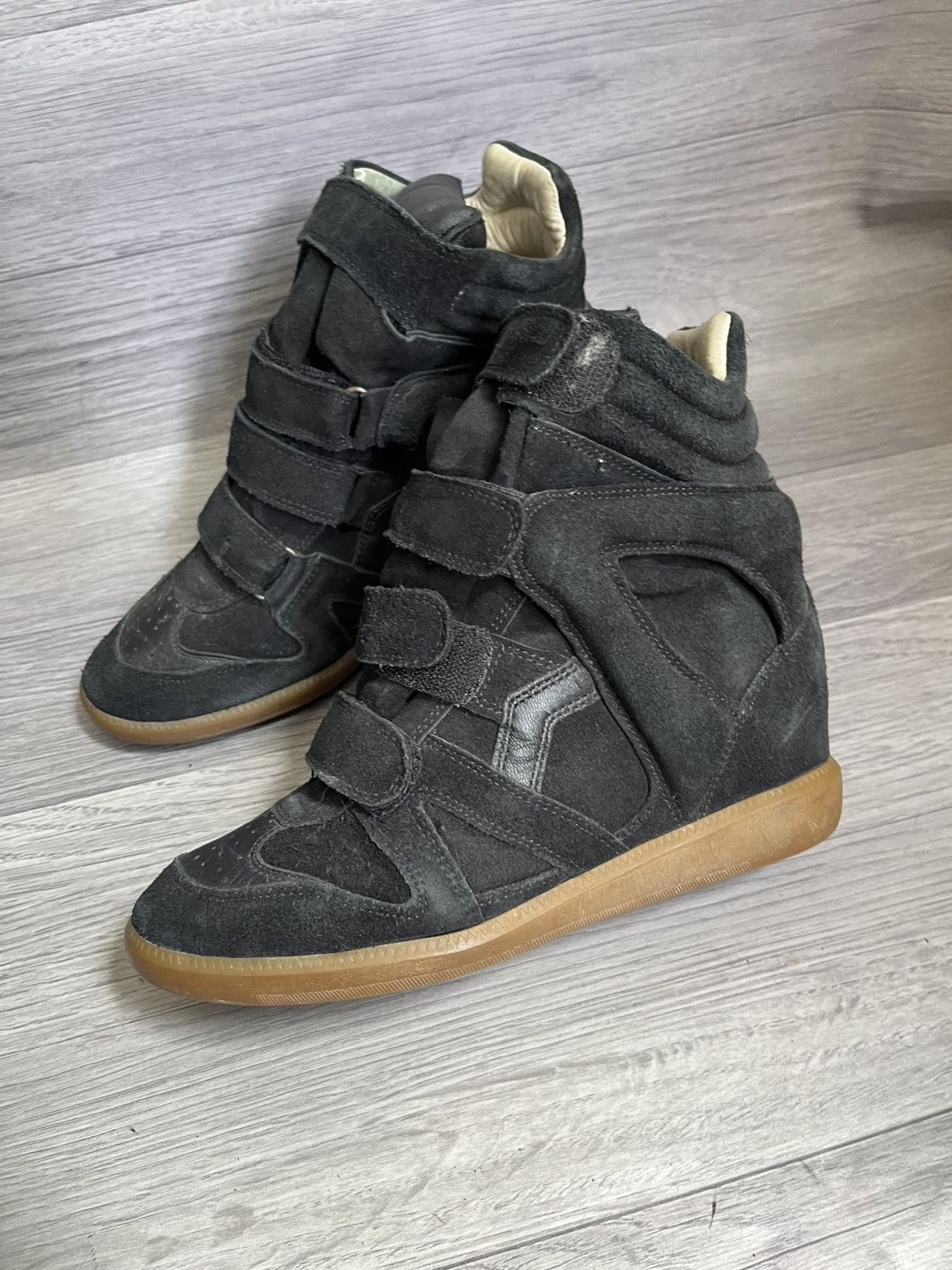 Isabel Marant beckett wedge sneakers Y2k platform boots sz39