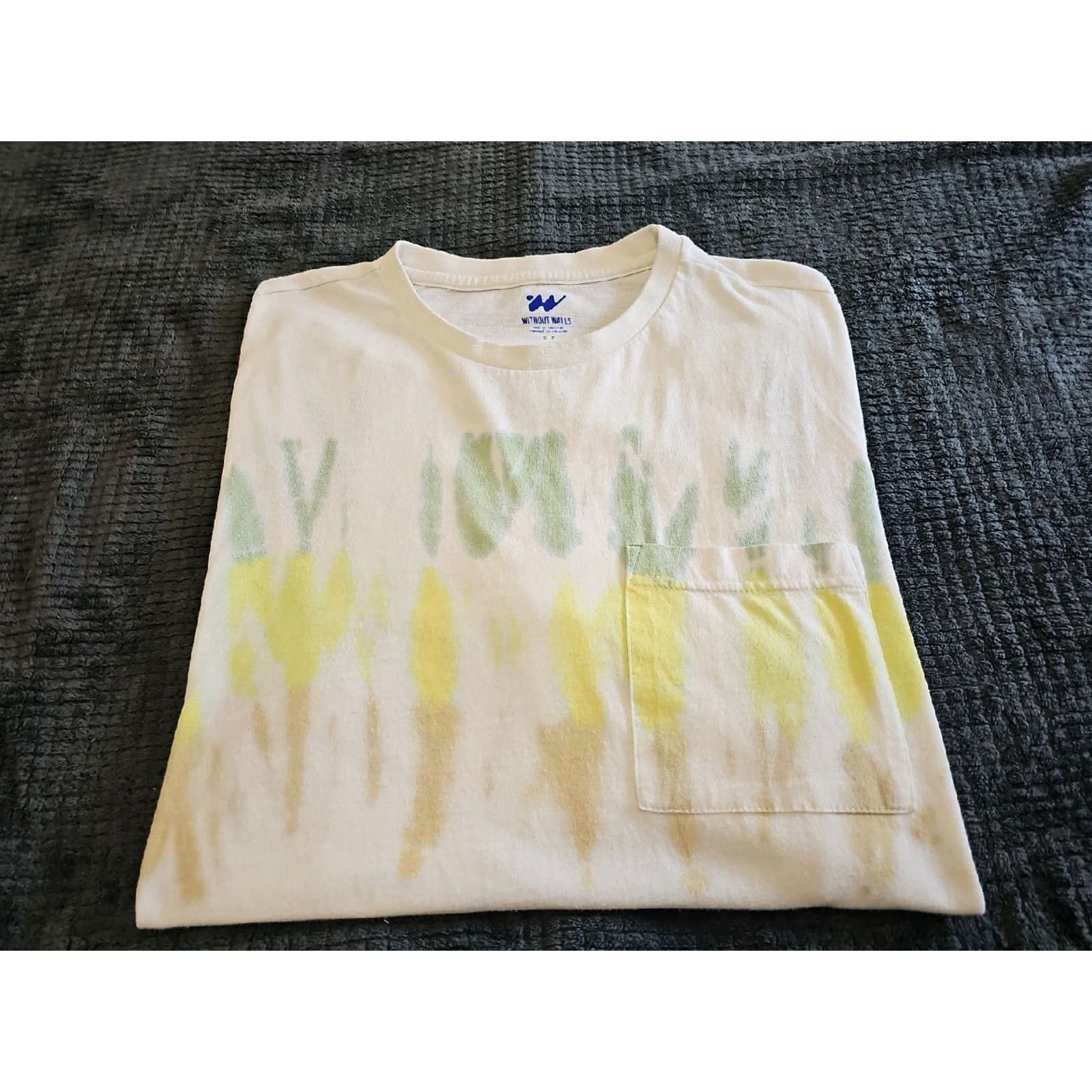 Walls Without Walls T-Shirt Short Sleeve Pocket Tie-Dye Multicolor Small Mens Womens Unisex Adults Crew Neck Small Pocket TShirt Size US S / EU 44-46 / 1 - 2 Thumbnail