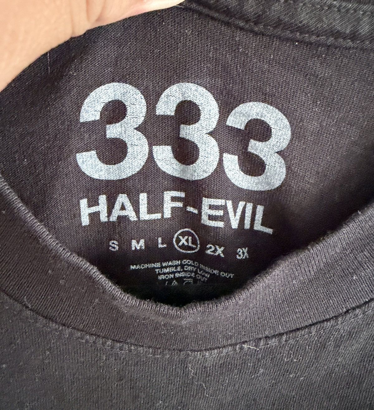 Half Evil Half Evil Skulls and Bones Tee. Size US XL / EU 56 / 4 - 3 Thumbnail