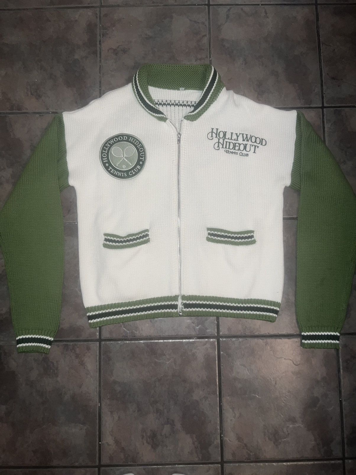 Hypebeast Hollywood Hideout Tennis Cardigan size small Size US S / EU 44-46 / 1 - 3 Thumbnail
