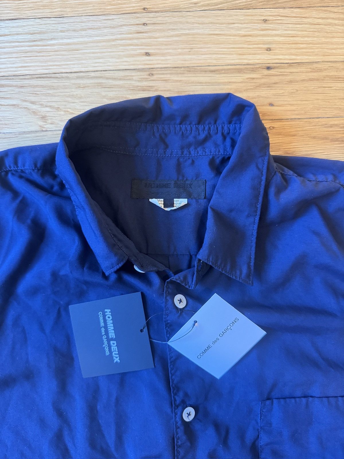 Comme des Garcons COMME des GARCONS blue button up Size US L / EU 52-54 / 3 - 2 Thumbnail