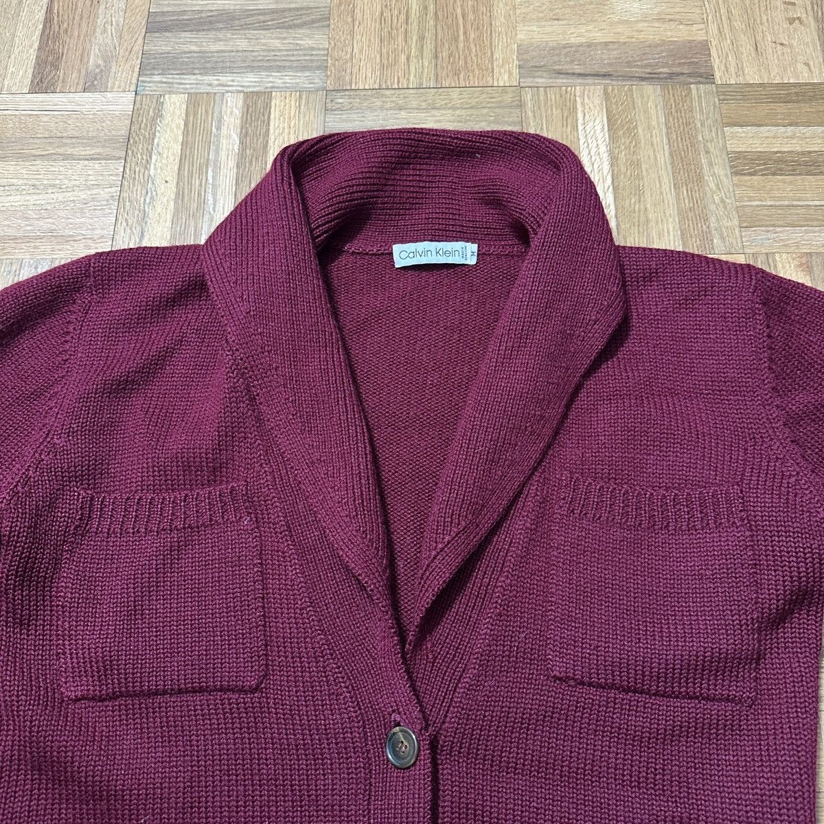 Calvin Klein Vintage Calvin Klein wool cardigan sweater Size US M / EU 48-50 / 2 - 3 Thumbnail