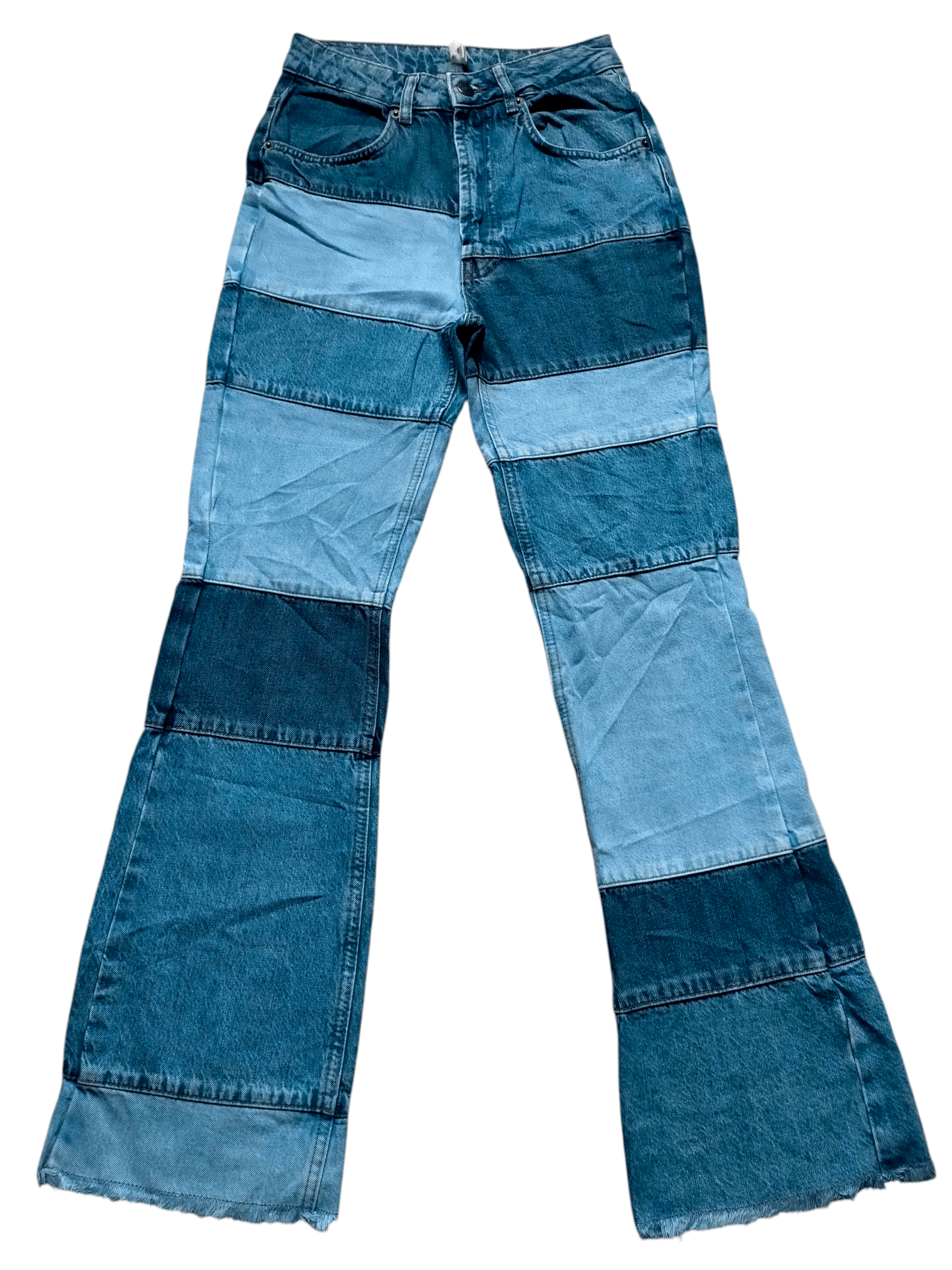 Hysteric Glamour Subdued Flare Jeans Hagi Patchwork Boot cut denim Size 26" / US 2 / IT 38 - 2 Thumbnail
