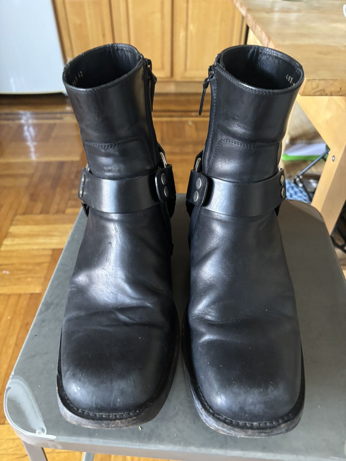 Balenciaga Balenciaga Square Toe Harness Boot | Grailed