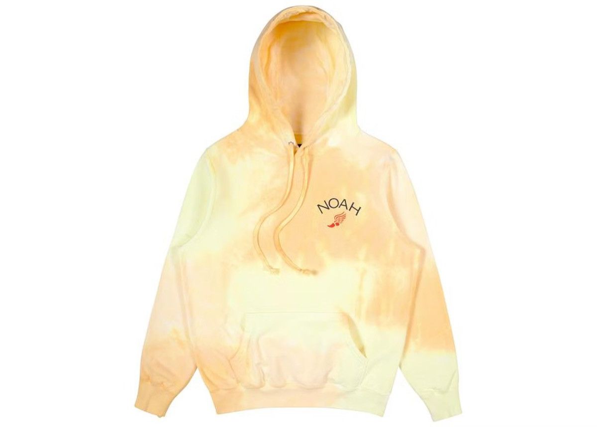 Noah Noah winged foot logo tie die hoodie - Yellow Size US XL / EU 56 / 4 - 1 Thumbnail