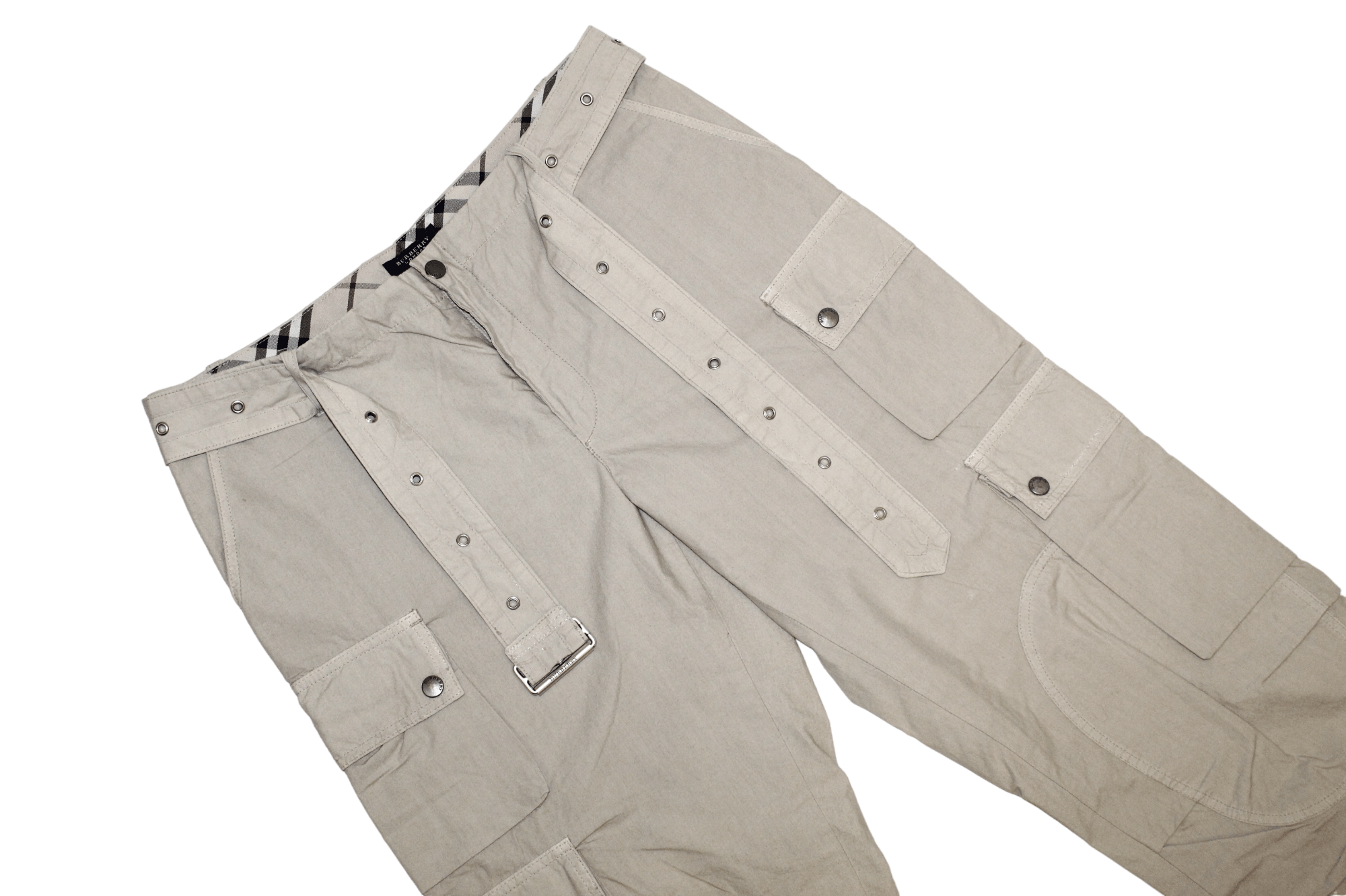 Burberry Burberry London Belted Multipockets Wide-leg Parachute Pants Size US 32 / EU 48 - 3 Thumbnail