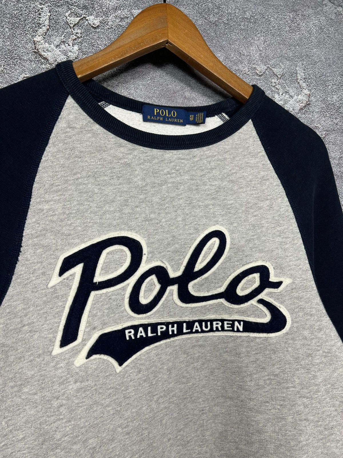 Polo Ralph Lauren Polo Ralph Lauren Baseball Sweatshirt With Big Logo Size S Size US S / EU 44-46 / 1 - 5 Thumbnail