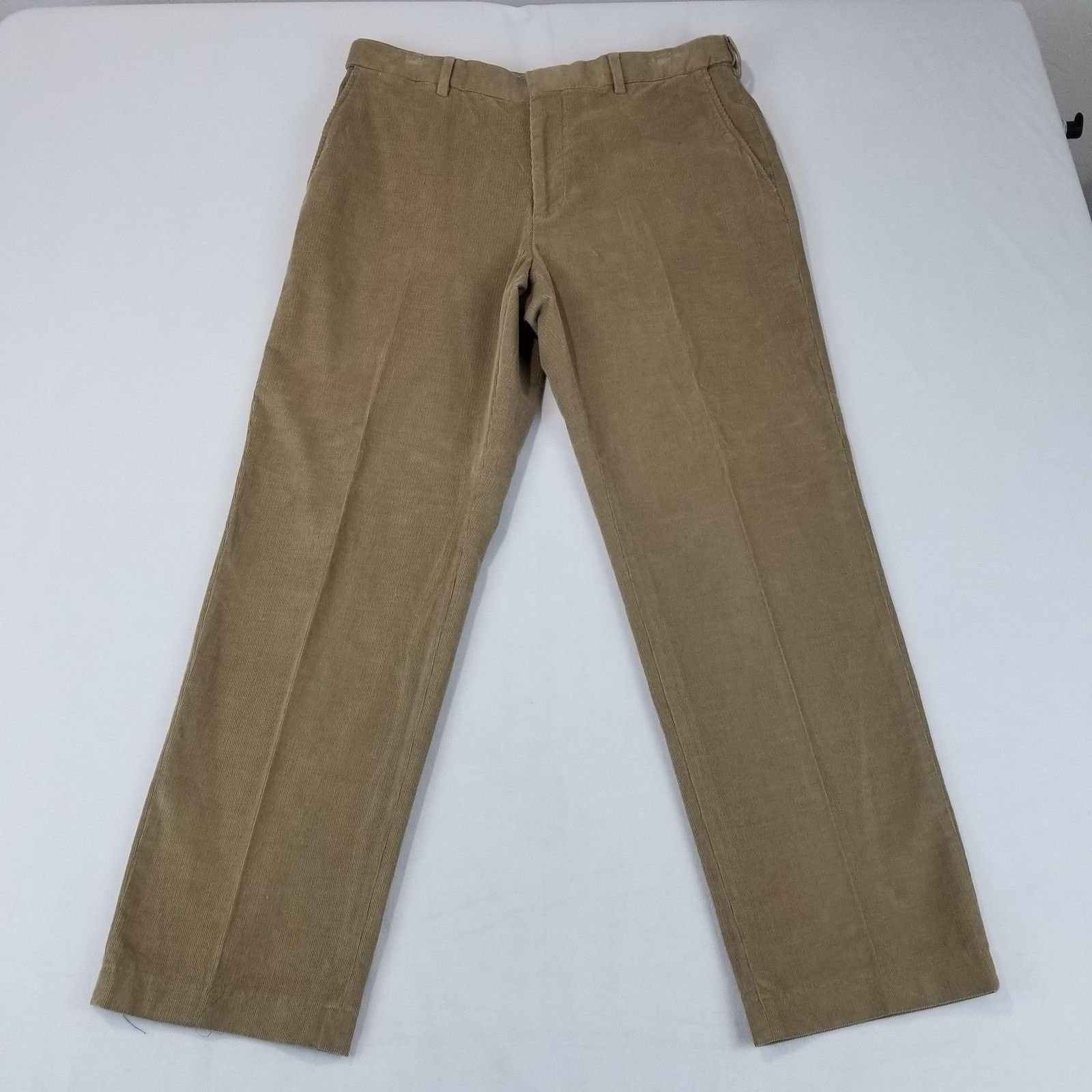 Lands' End Lands' End Corduroy Pants 34 Tan Traditional Fit Stretch Size US 34 / EU 50 - 1 Thumbnail