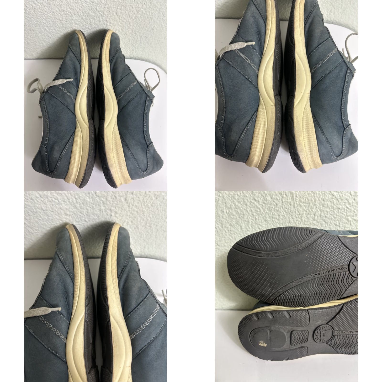 Mephisto Mephisto Womens M Blue Suede Fashion Sneakers Sz. 9.5 - Casual, Solid Blue Suede Upper, Fashion Sneakers, US 9.5 Size US 10 / IT 40 - 9 Thumbnail