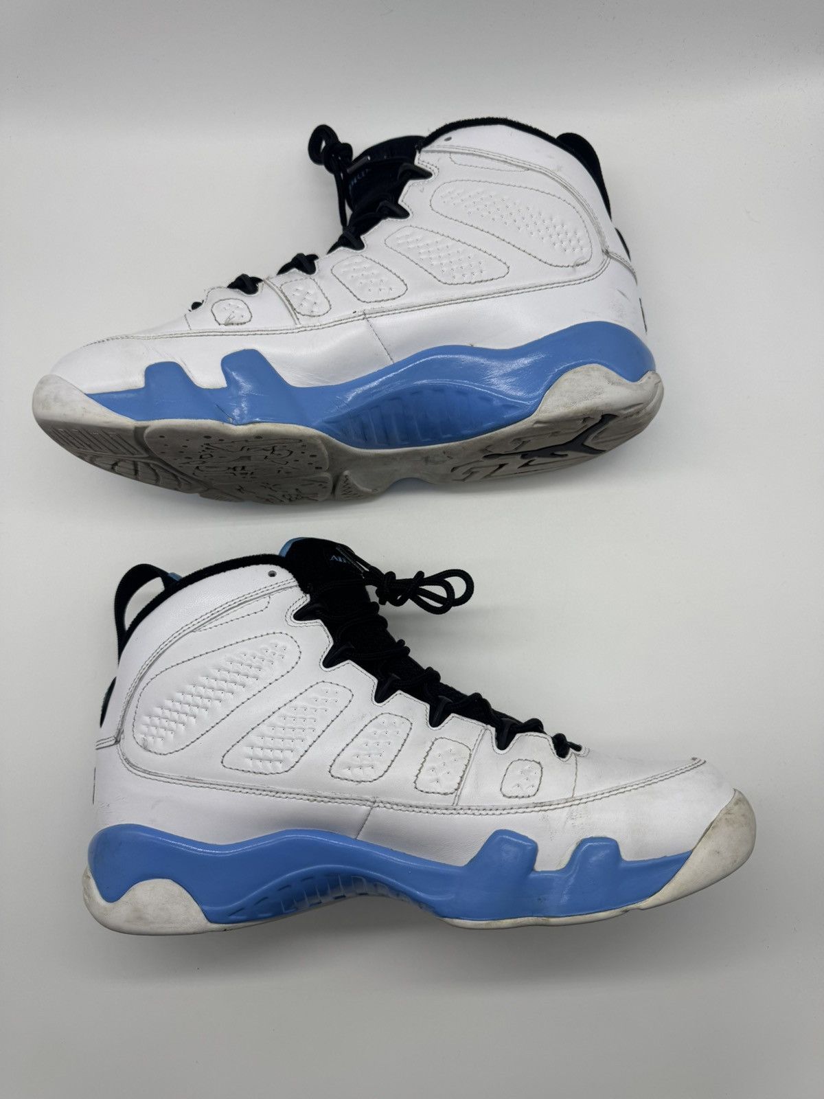 Jordan Brand × Nike Nike Air Jordan 9 Retro Powder Blue University UNC Men’s 9.5 Size US 9.5 / EU 42-43 - 3 Thumbnail