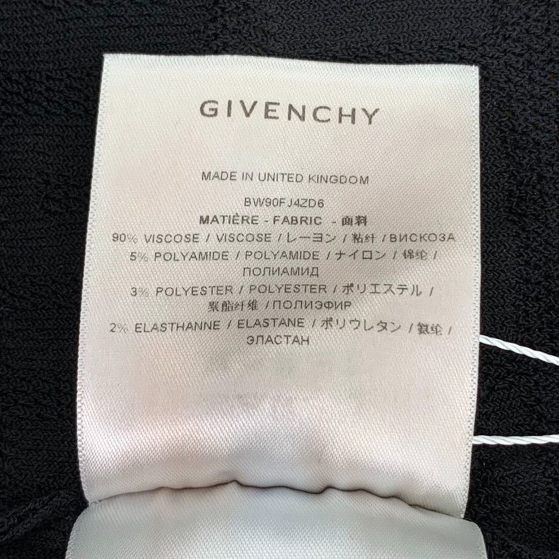 Givenchy Givenchy Black Logo Letter Printed Round-Neck Short-Sleeve Size US L / EU 52-54 / 3 - 7 Thumbnail