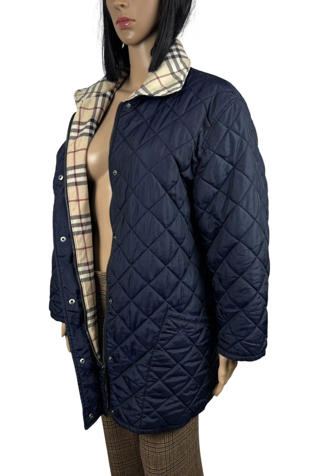 Burberry Burberry Vintage Quilted Jacket Check Women size DE40 Size M / US 6-8 / IT 42-44 - 12 Thumbnail