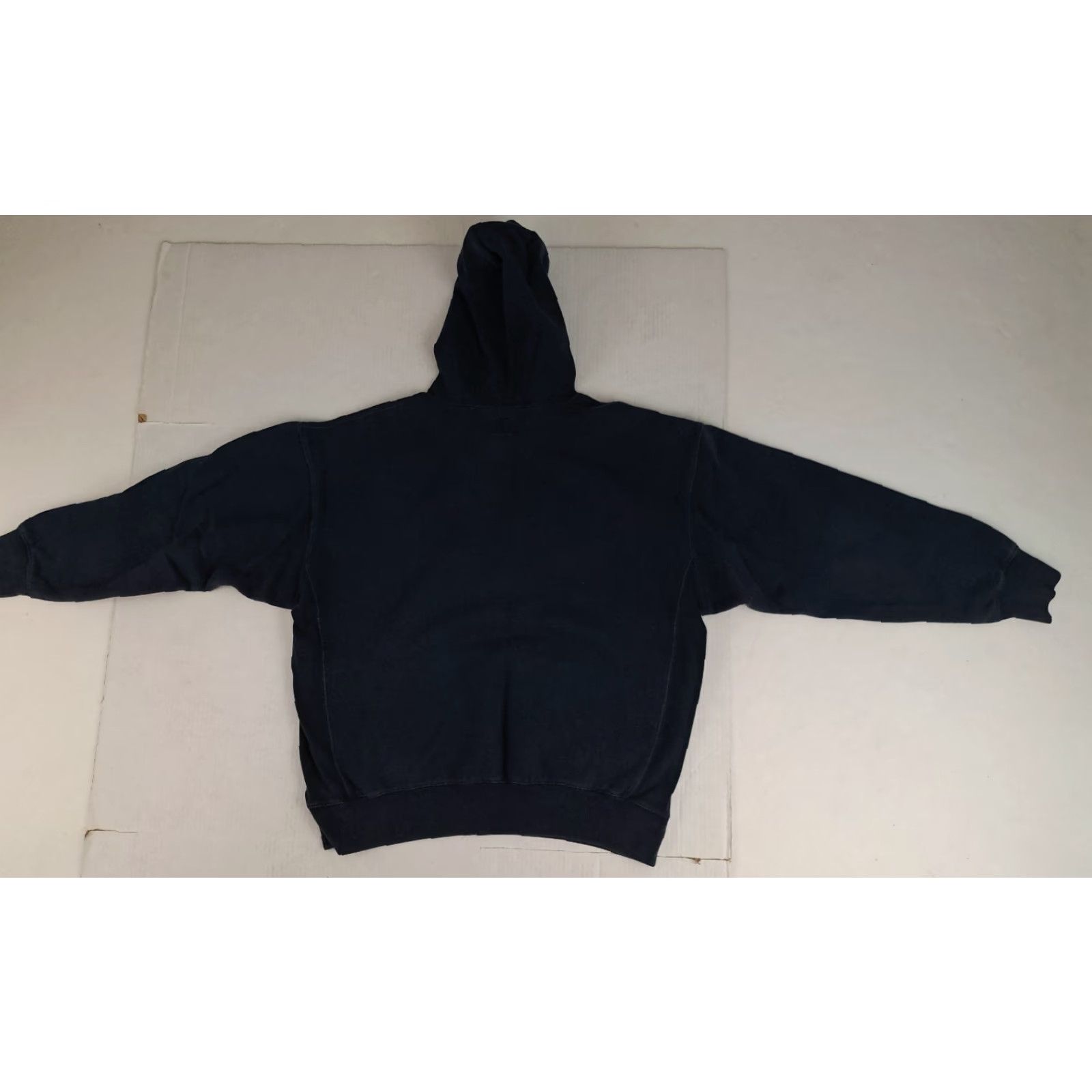 Gap VINTAGE Gap Hooded Sweatshirt Navy Athletic Reverse Weave Medium Pullover Crew Neck Long Sleeve Unisex Adults 90s Style Size US M / EU 48-50 / 2 - 7 Thumbnail