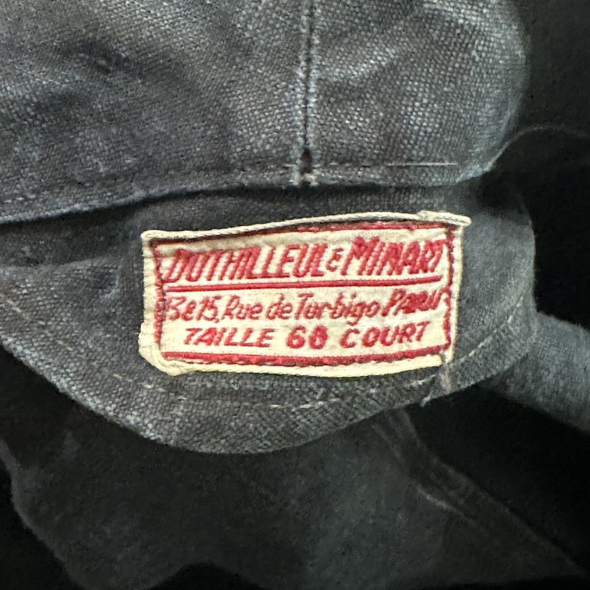 Vintage Rare. 1930s French Antique Indigo Linen Maquignon Coat Size US M / EU 48-50 / 2 - 10 Thumbnail