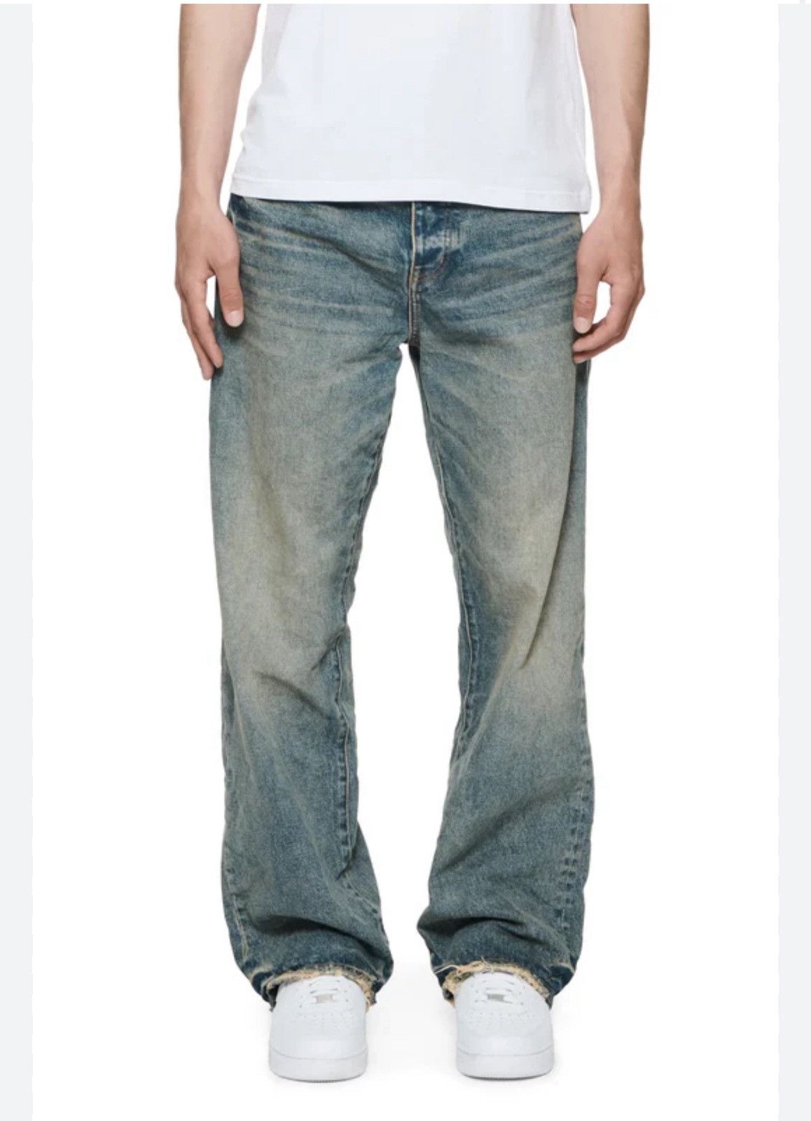 Purple Brand Wide Leg Flare Jeans