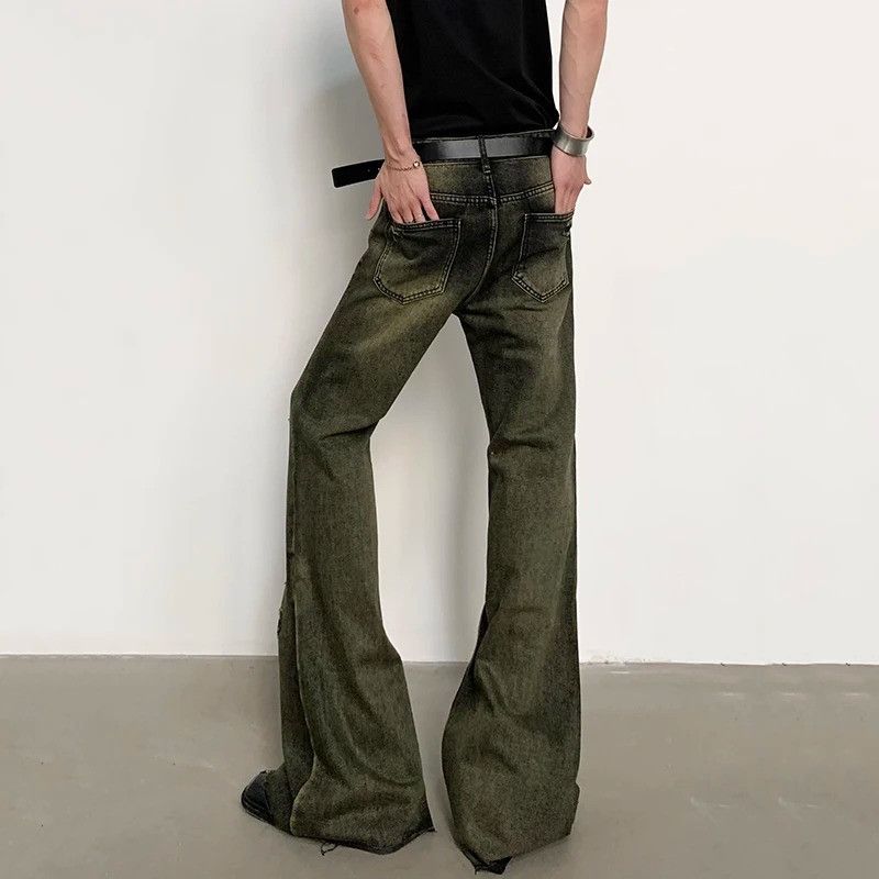 Jean Vintage Holes Jeans Size US 33 - 2 Thumbnail