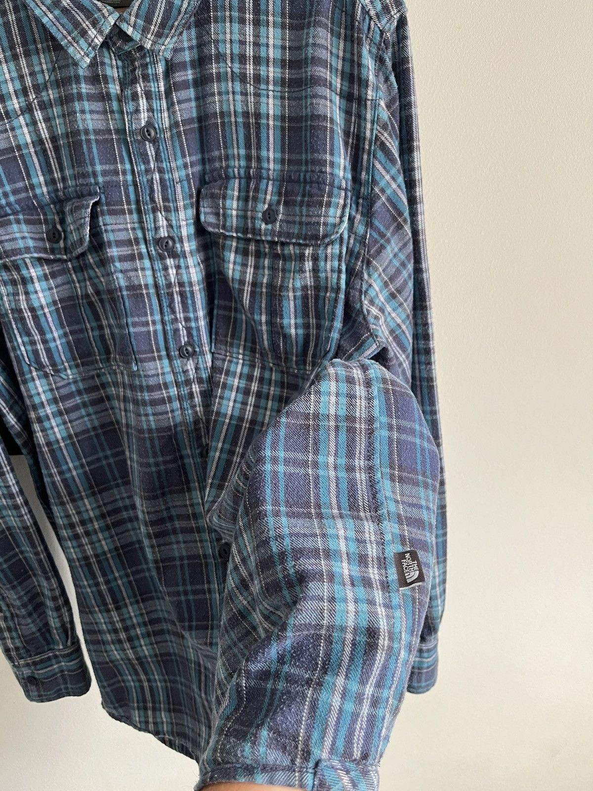 The North Face Light Layer 💥 Vintage The North Face Checked Shirt Size US XL / EU 56 / 4 - 5 Thumbnail