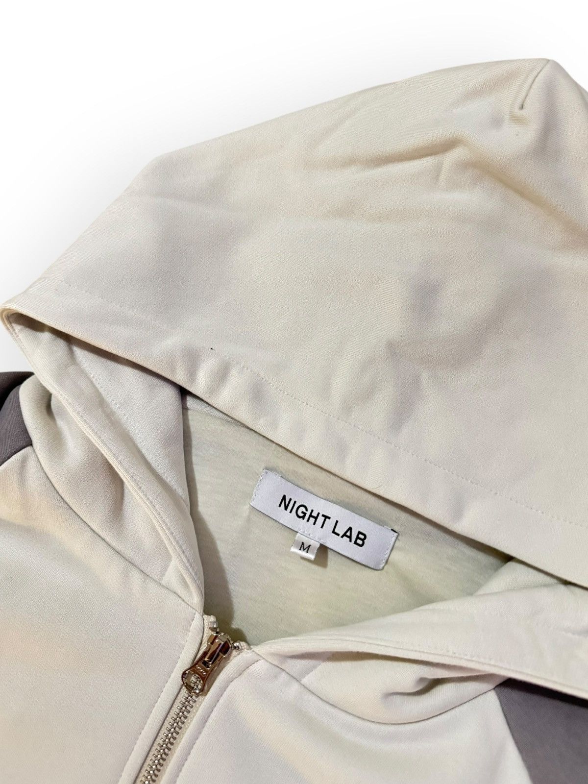 Other NL25H+ Night Lab Zip Hoodie, Ivory/Emerald, Size M Size US M / EU 48-50 / 2 - 4 Thumbnail