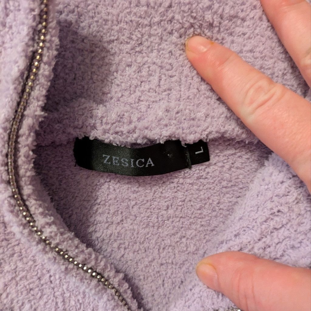 Other Zesica Lavender Sherpa Pullover Size Large Size L / US 10 / IT 46 - 4 Thumbnail