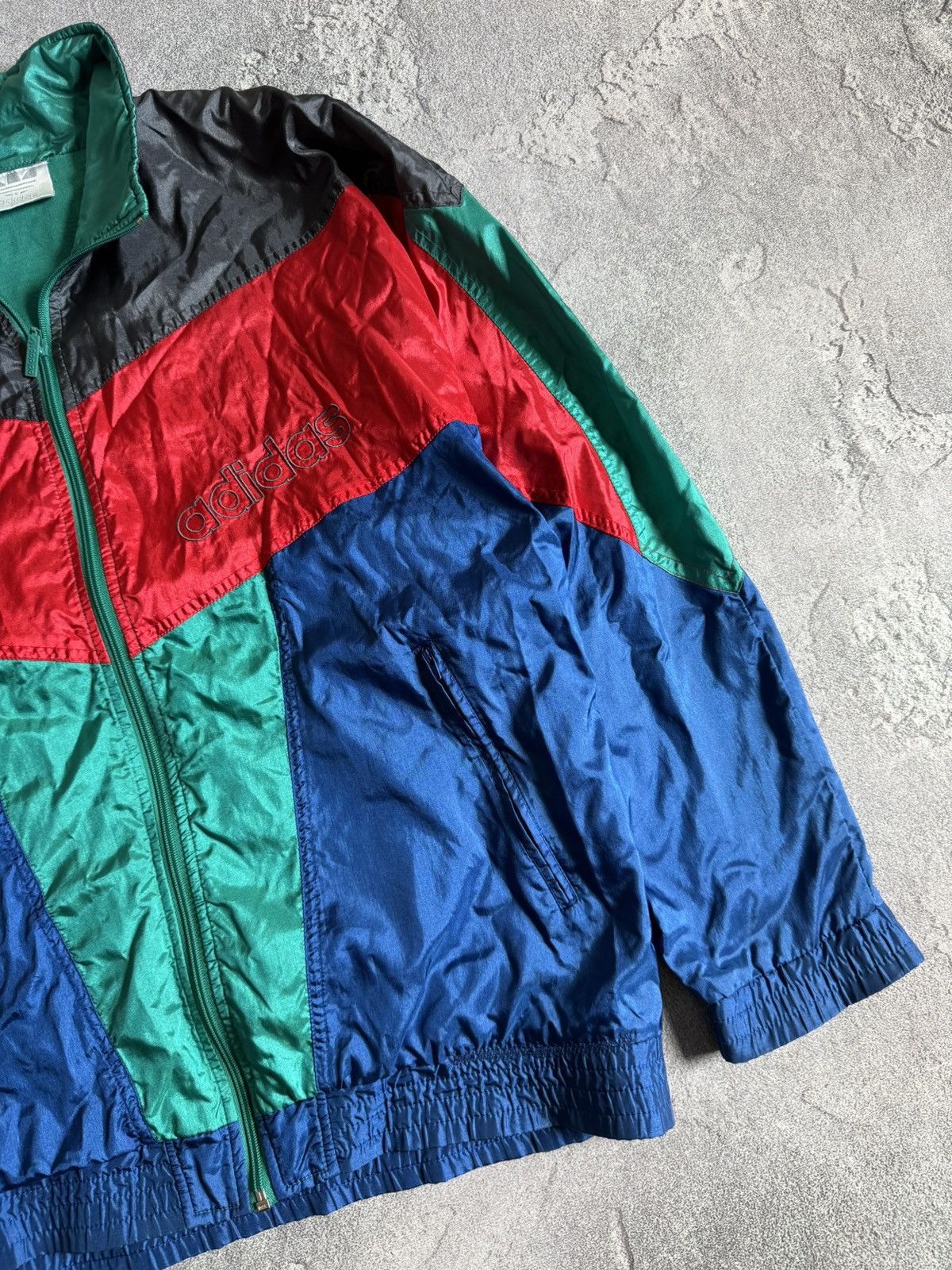 Adidas × Vintage Adidas M/L zip track light Olympian jacket retro vintage 90s Size US L / EU 52-54 / 3 - 7 Thumbnail