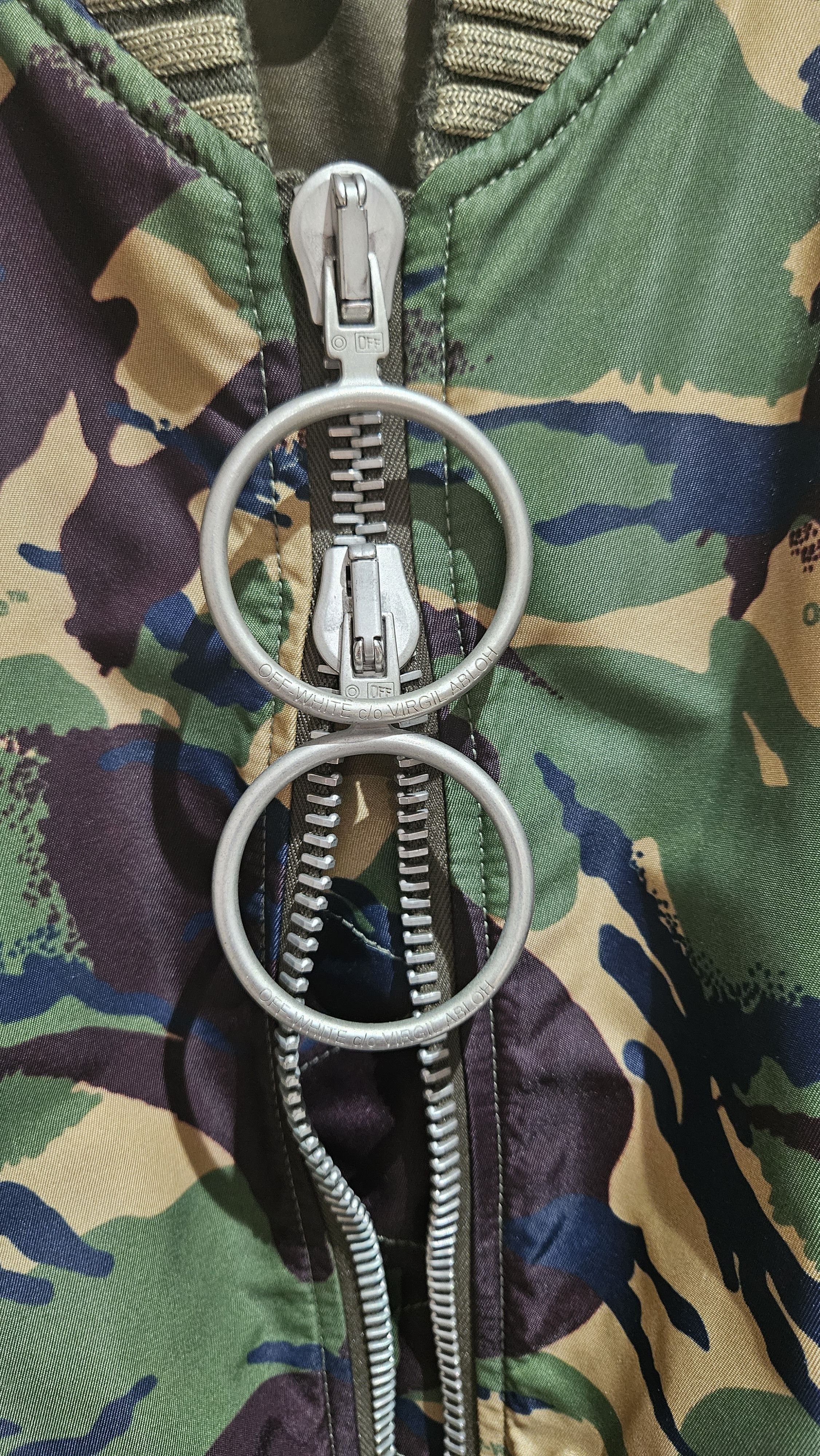 Off-White Off-White Camo Bomber Jacket 2018 Large Size US L / EU 52-54 / 3 - 5 Thumbnail