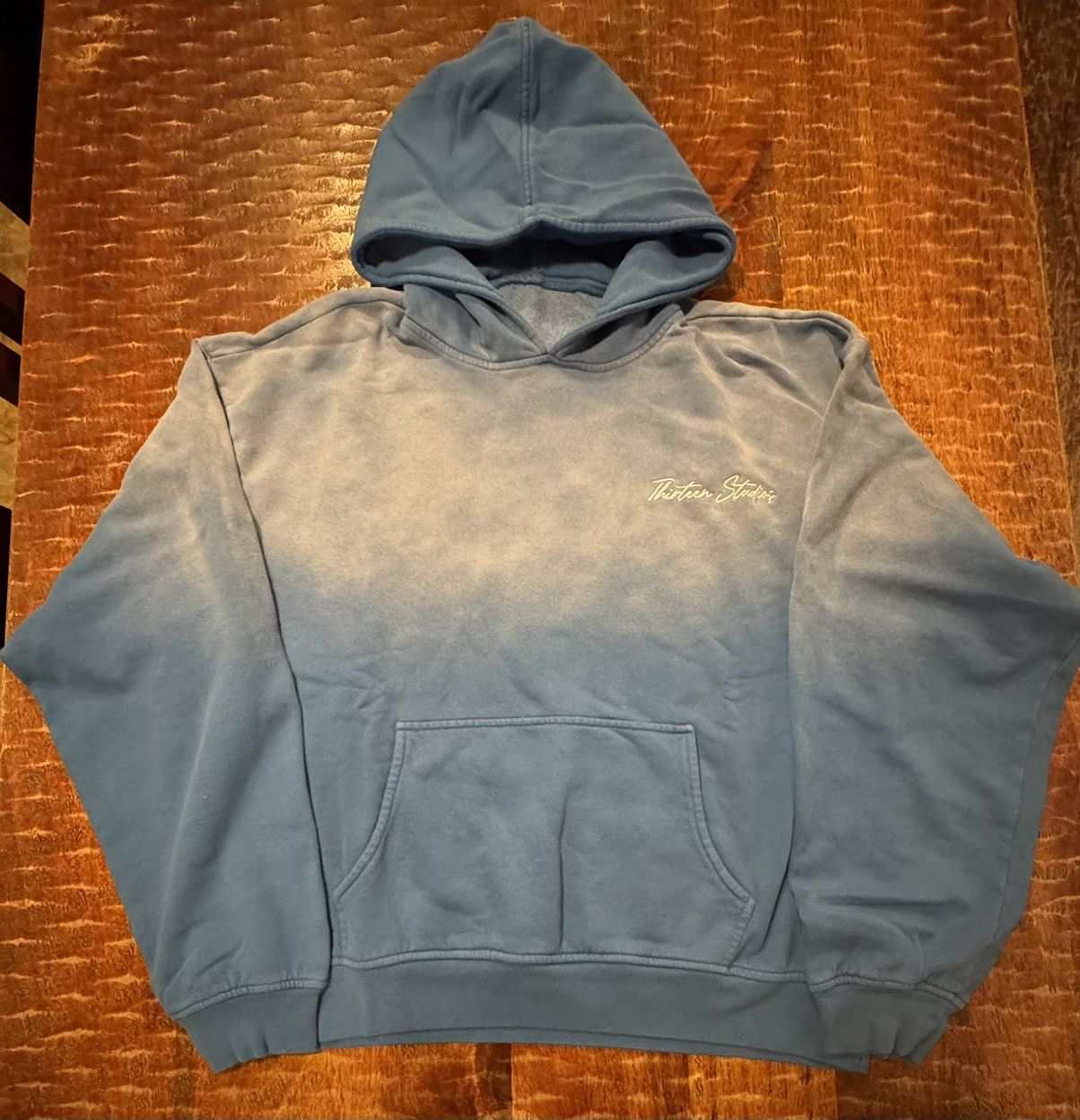 Thirteen Studios 13 Studios Faded Blue Hoodie L Size US L / EU 52-54 / 3 - 1 Thumbnail