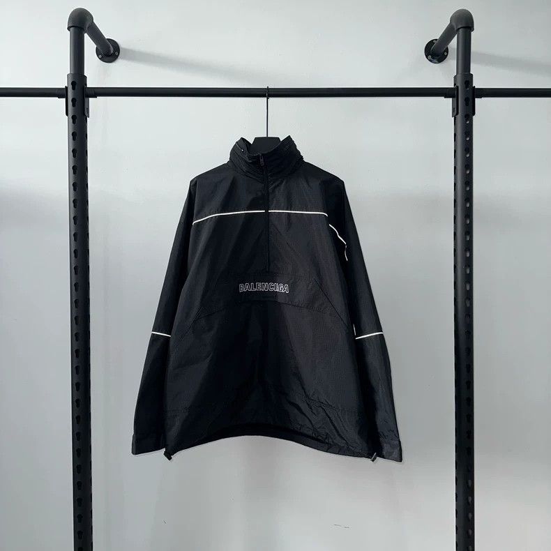 Balenciaga Balenciaga Front and back embroidered logo half zip ski jac Size US S / EU 44-46 / 1 - 1 Thumbnail