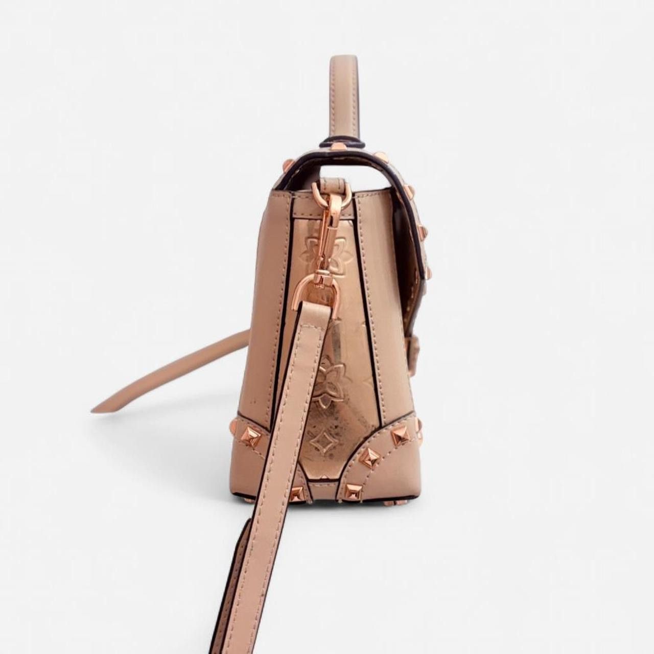 Michael Kors Michael Kors Kinsley Small Trunk Satchel in rose gold Size ONE SIZE - 2 Thumbnail