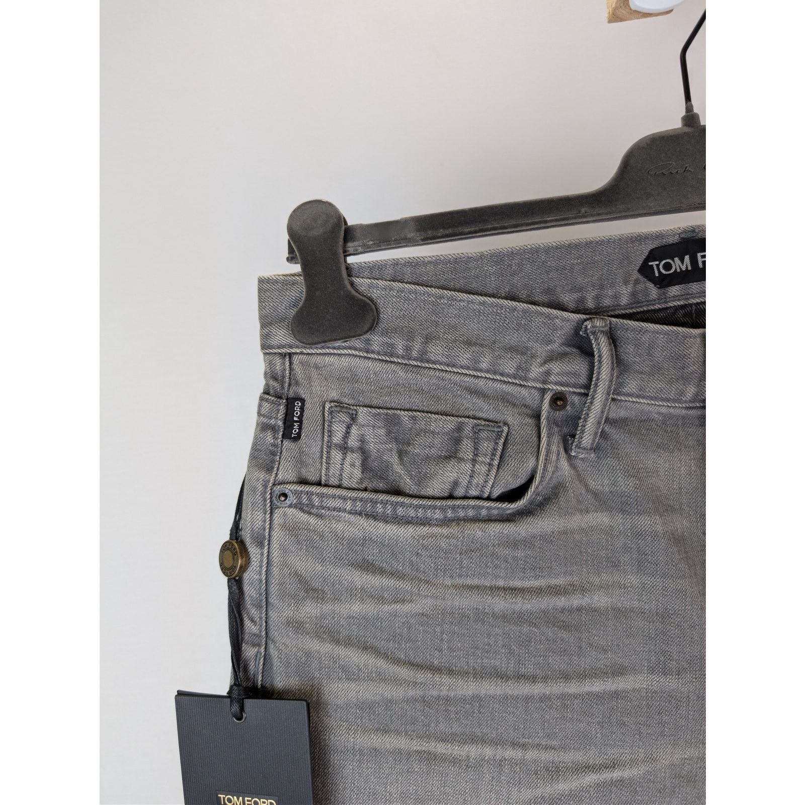 Tom Ford o1rshd1 Q:3 / Slim Denim Jeans in Grey Size US 34 / EU 50 - 5 Thumbnail